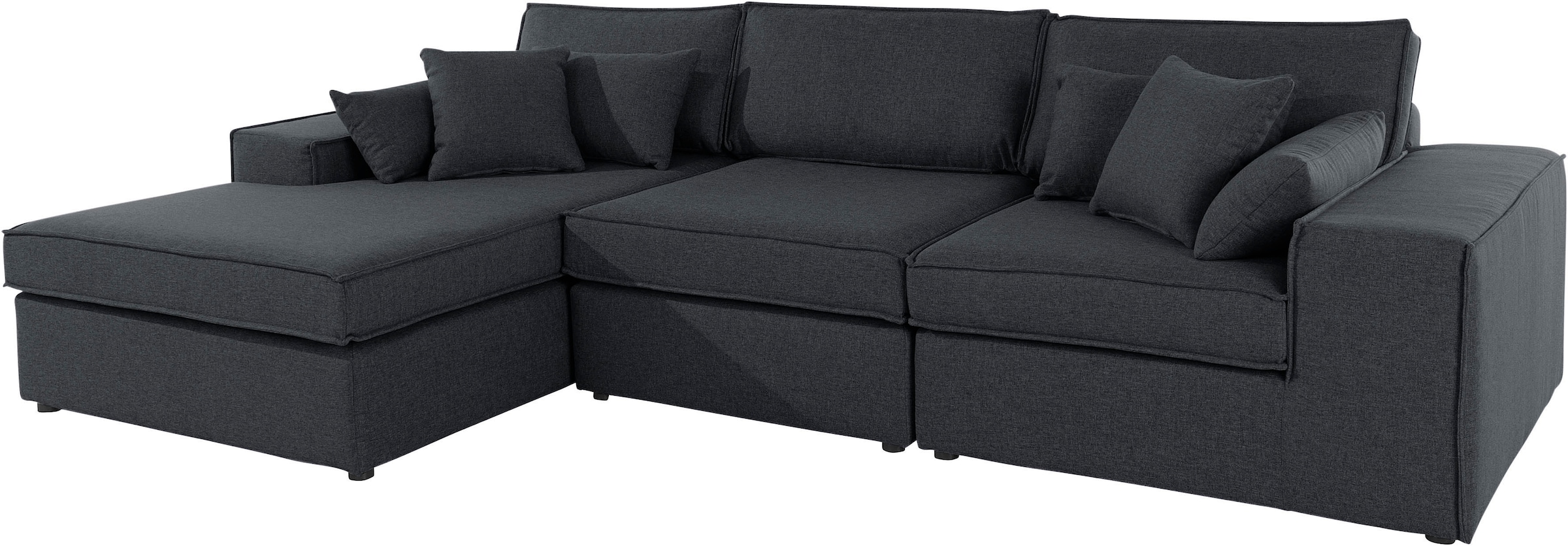 OTTO home Ecksofa »Florid L-Form« 3 Teile, bestehend aus Modulen, viele Bez günstig online kaufen