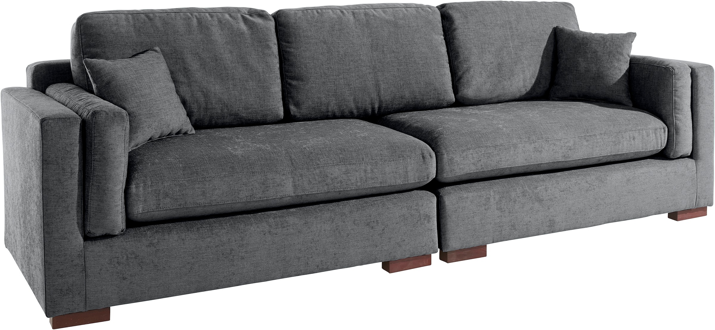 Home affaire Big-Sofa »Fresh Pond«, in vielen Bezugsqualitäten und Farben, B/T/H: 290/96/95 cm