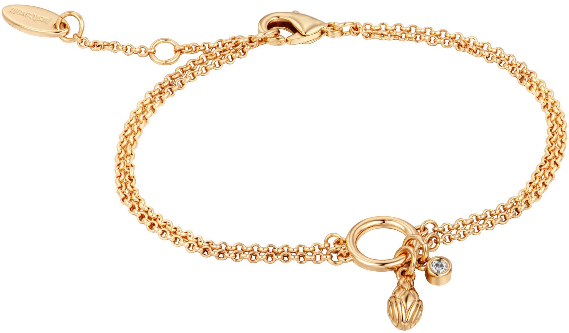 Just Cavalli Time Quarzuhr »Vittoria«, (Set, 2 tlg., mit Schmuckarmband), Armbanduhr, Damenuhr, Edelstahlarmband, Ideal auch als Geschenk