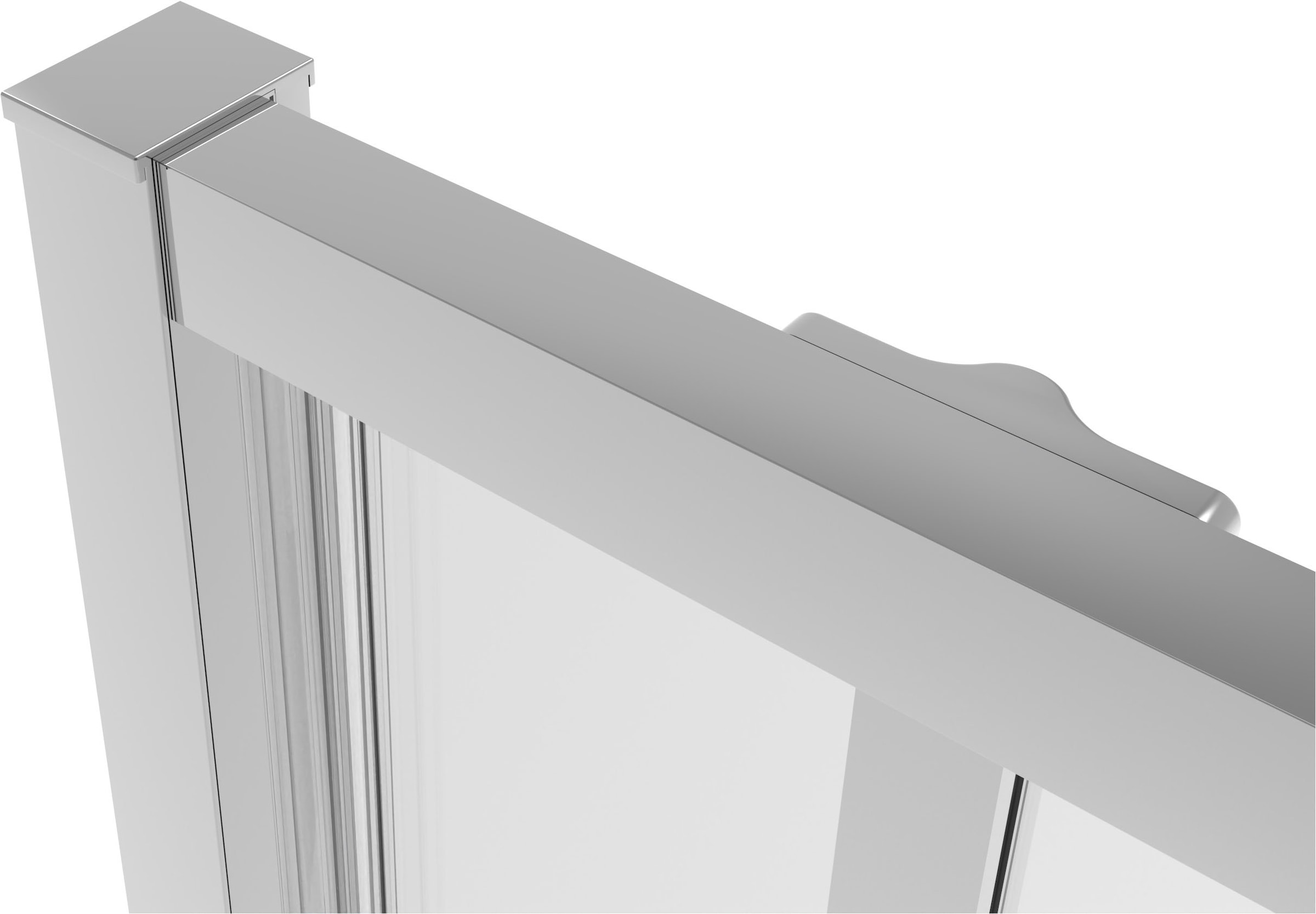 Sanotechnik Dusch-Schwingtür »Sanotechnik SlimLine Schwenktür chrom« Easy Clean Beschichtung