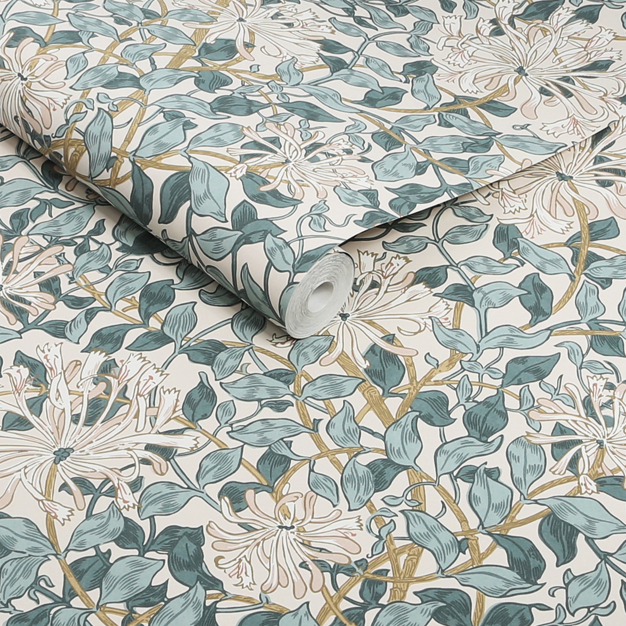 WILLIAM MORRIS AT HOME Vliestapete »Honeysuckle Dusk« Motiv glatt Design Ta günstig online kaufen