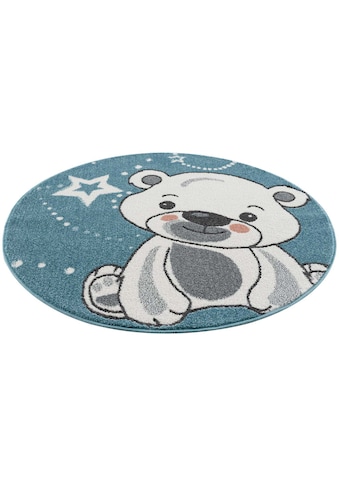 Carpet City Kinderteppich »Anime9386«, rund, 11 mm Höhe, Babyteppich, Sterne,... kaufen