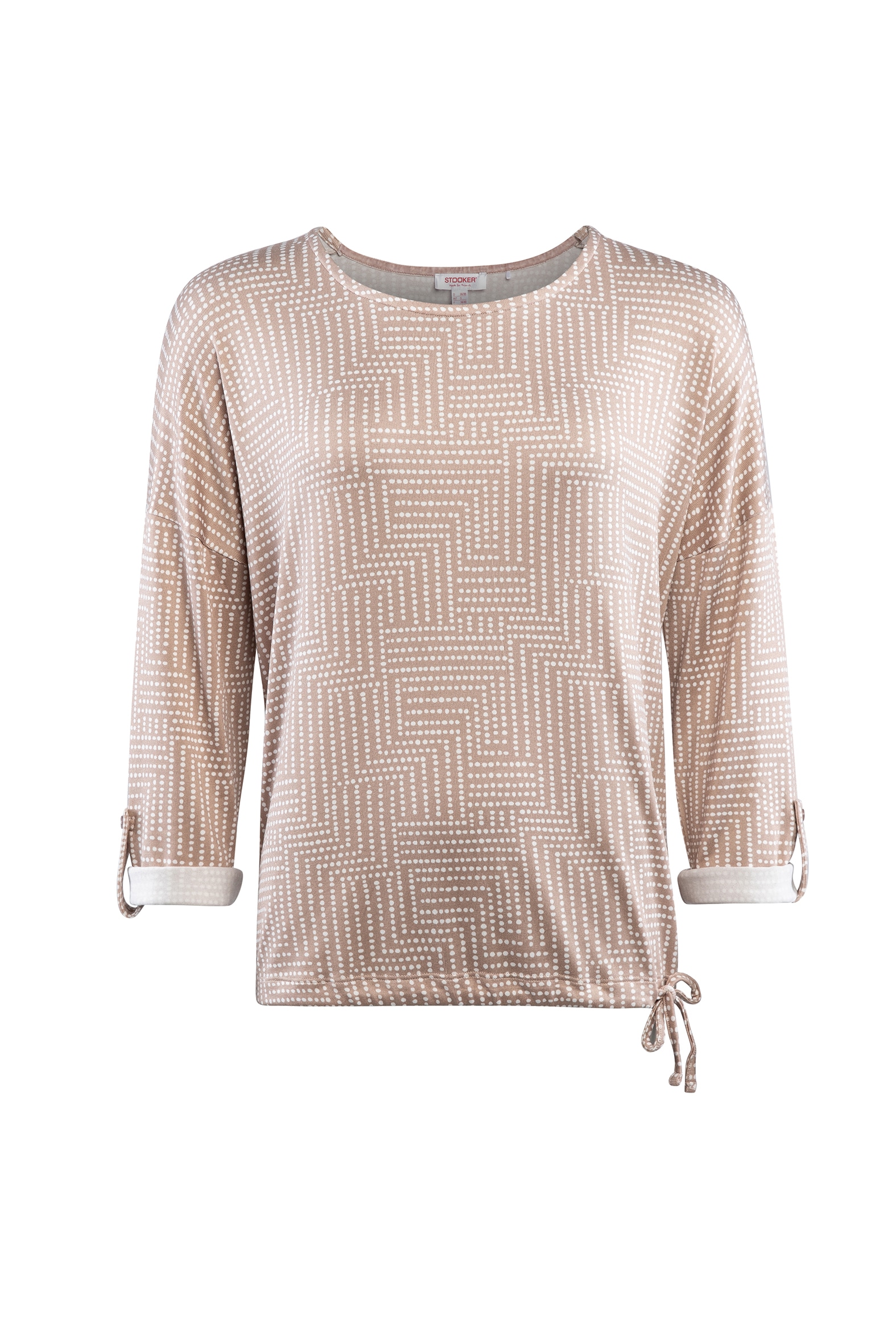 STOOKER WOMEN Langarmshirt »CARLY Langarmshirt Rundhals« Loose Fit Shirt Rundhals Langarm für Damen