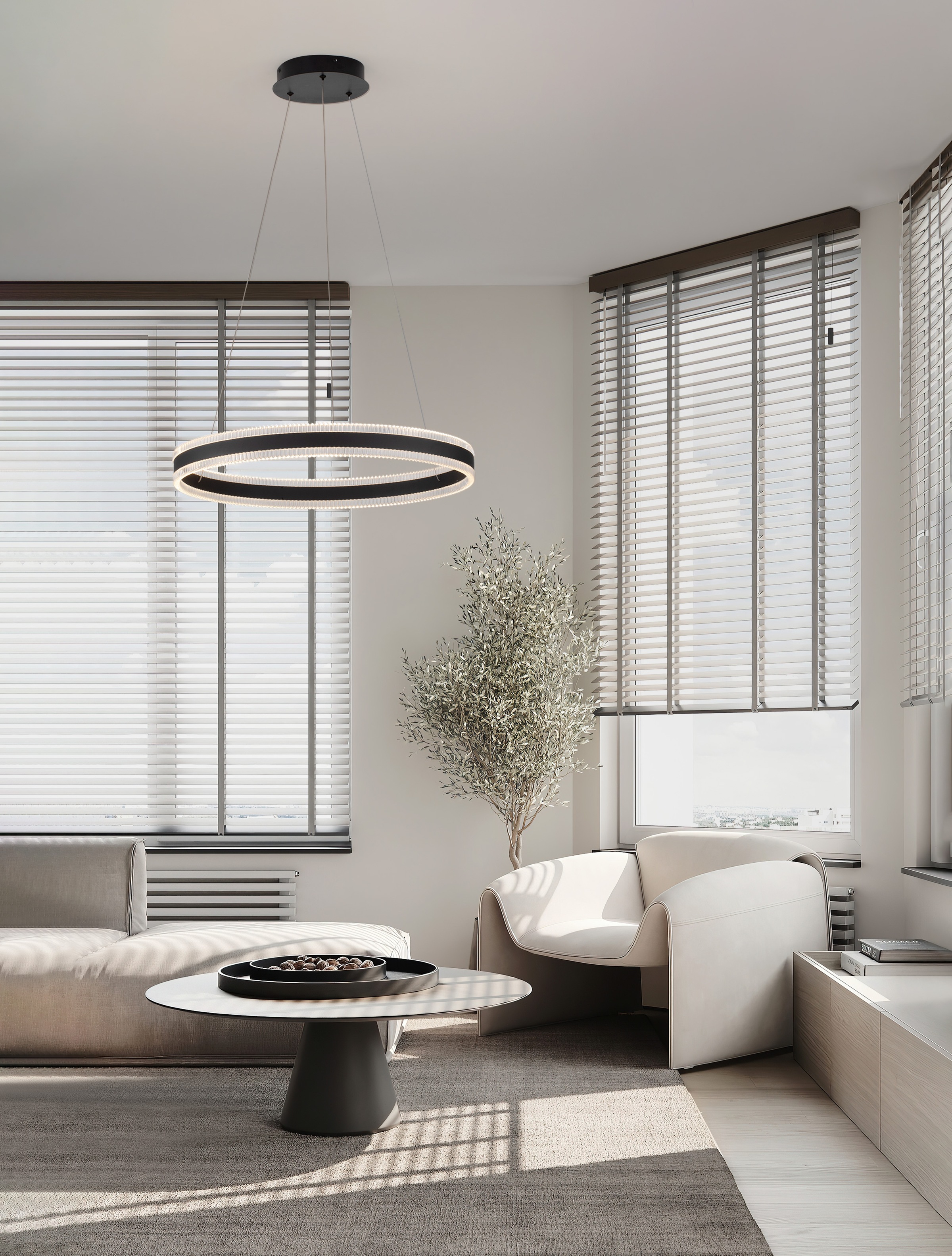 Nova Luce Pendelleuchte »ALARO« LED-Modul 1 Stk. Warmweiß günstig online kaufen