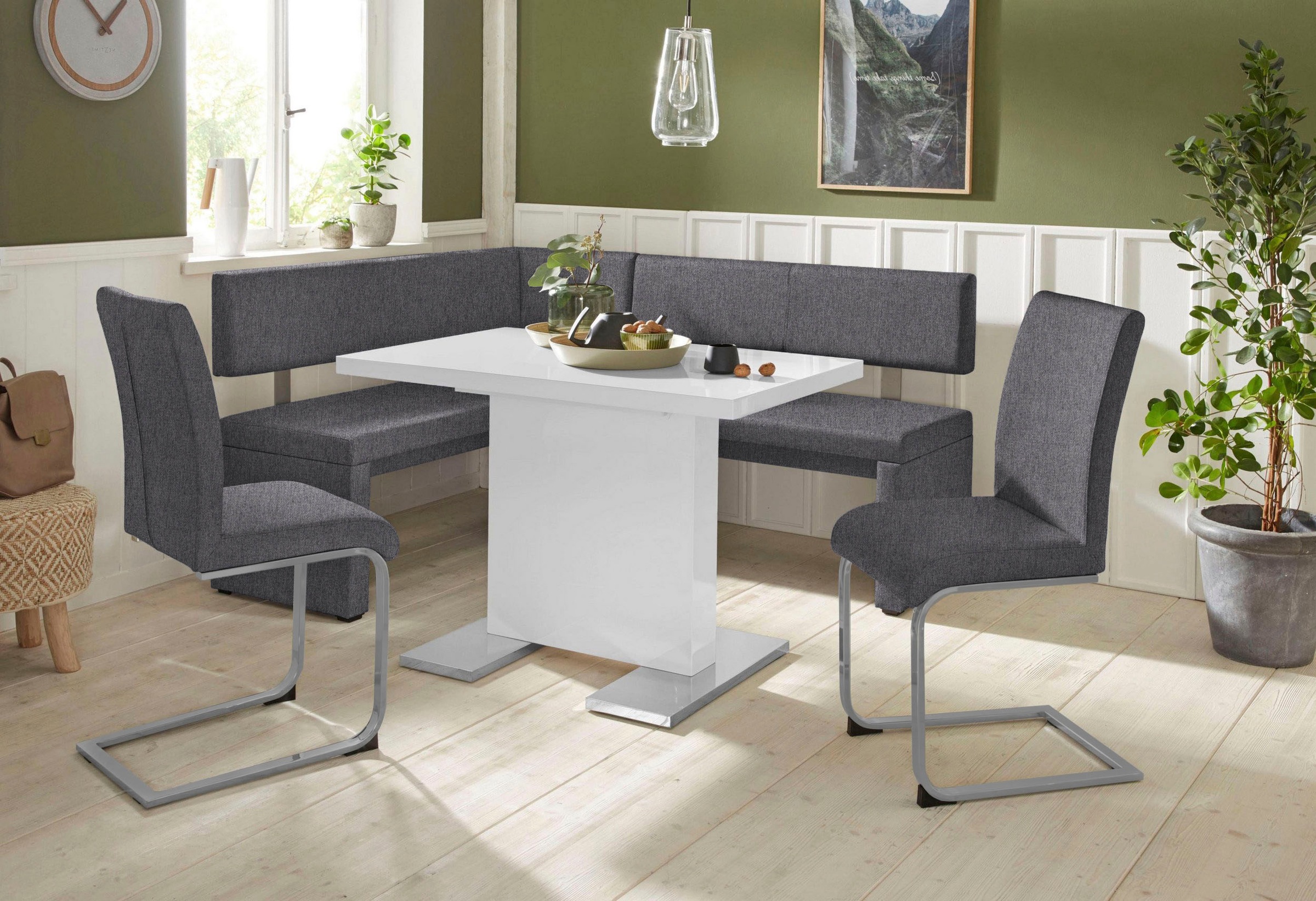 Home affaire Eckbank "Charissa" in 3 Größen, verschiedene Qualitäten günstig online kaufen