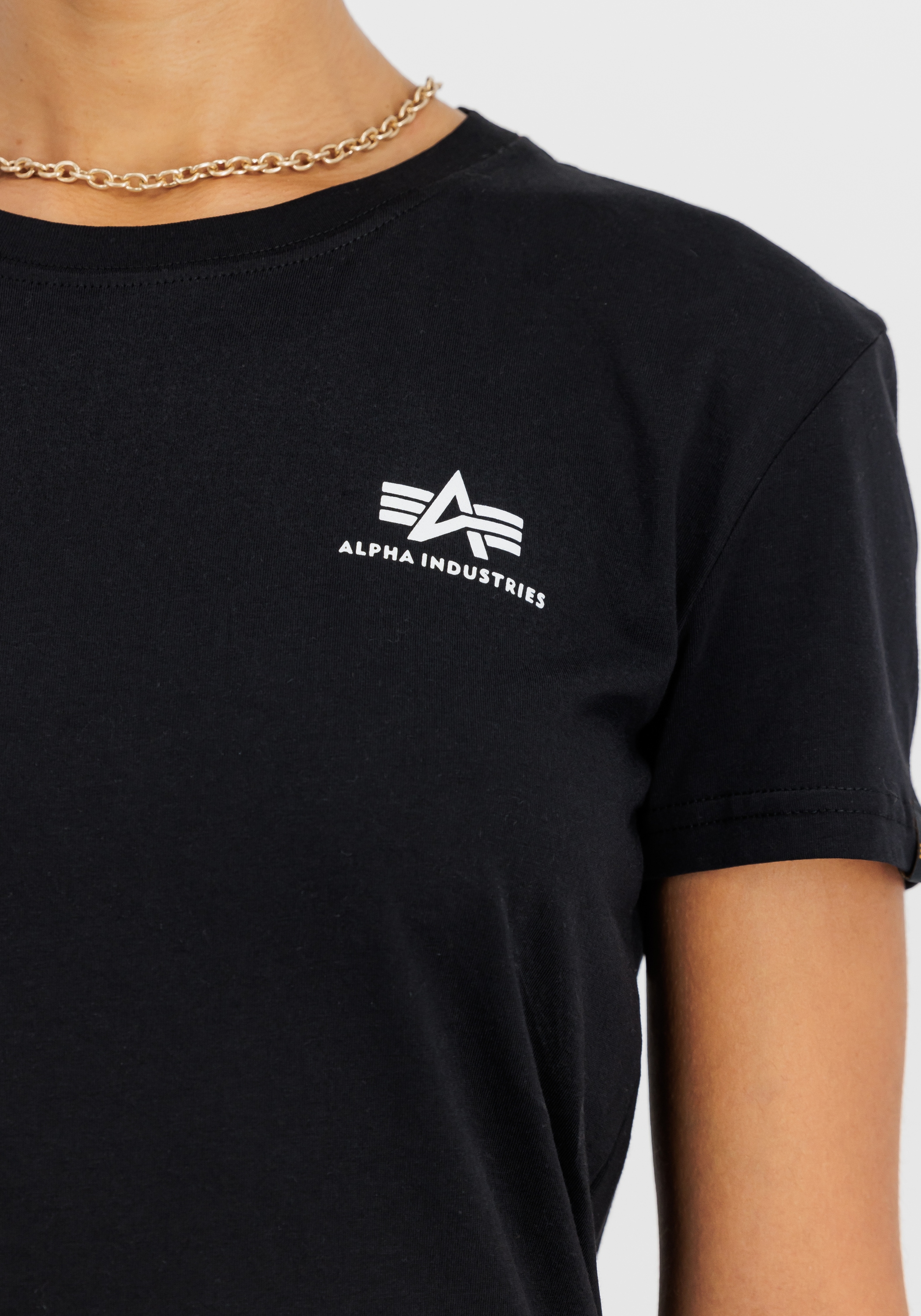 Alpha Industries T-Shirt »Alpha Industries Women - T-Shirts Basic T Small Logo Women«