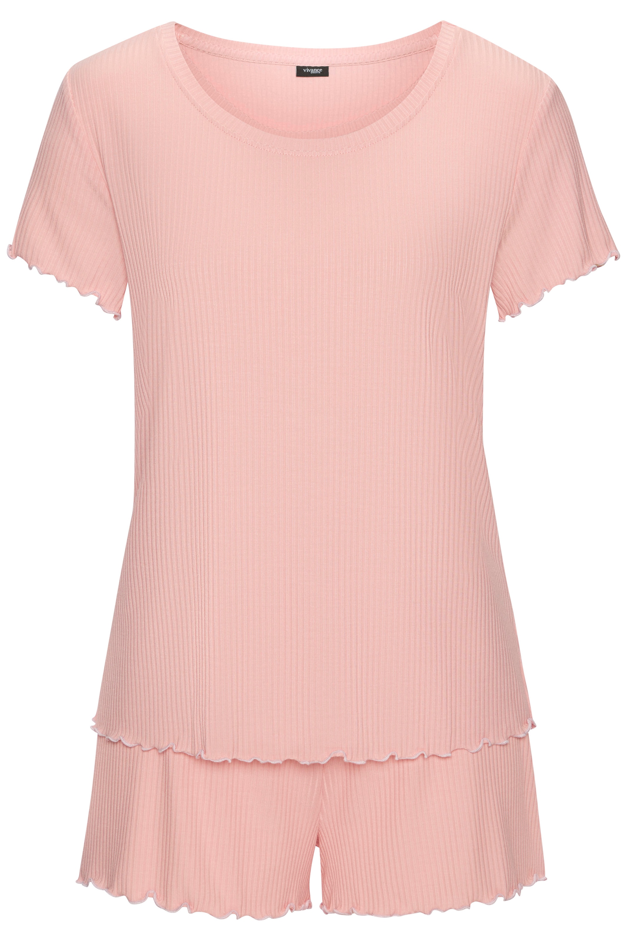 Vivance Dreams Shorty Set, 2-teilig, 2 tlg. mit Babylock-Kanten