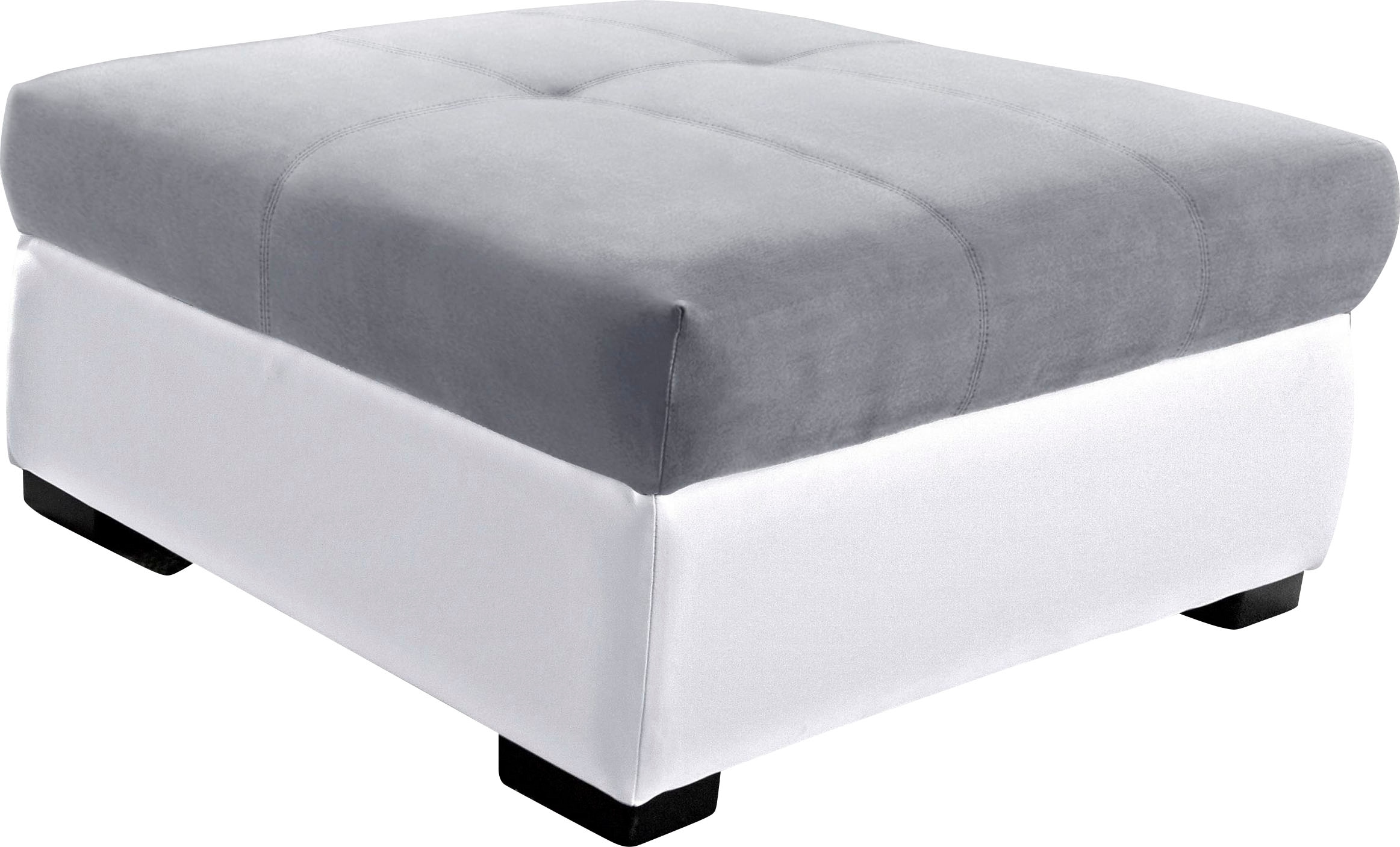COTTA Polstergarnitur »Speedway«, (Set), Set bestehend aus: 2,5-Sitzer mit Kopfteilverstellung & Hocker