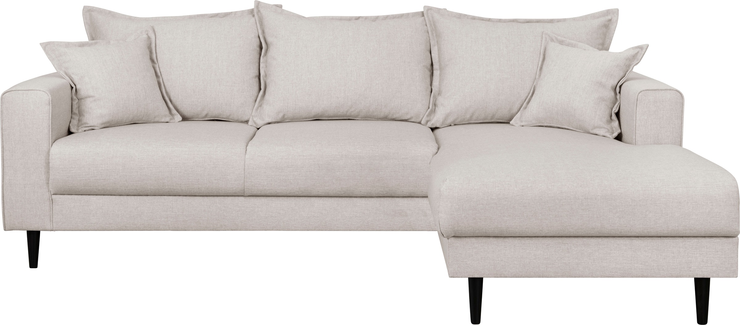 Home affaire Ecksofa "VEYRAS L-Form, hoher Sitzkomfort, Maße B/T/H: 230/150 günstig online kaufen