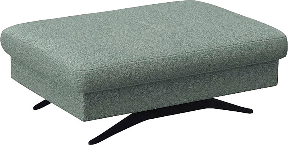 FLEXLUX Pouf »Glow Sitzhocker, Polsterhocker« Hocker mit Stauraum, Fuß schwarz