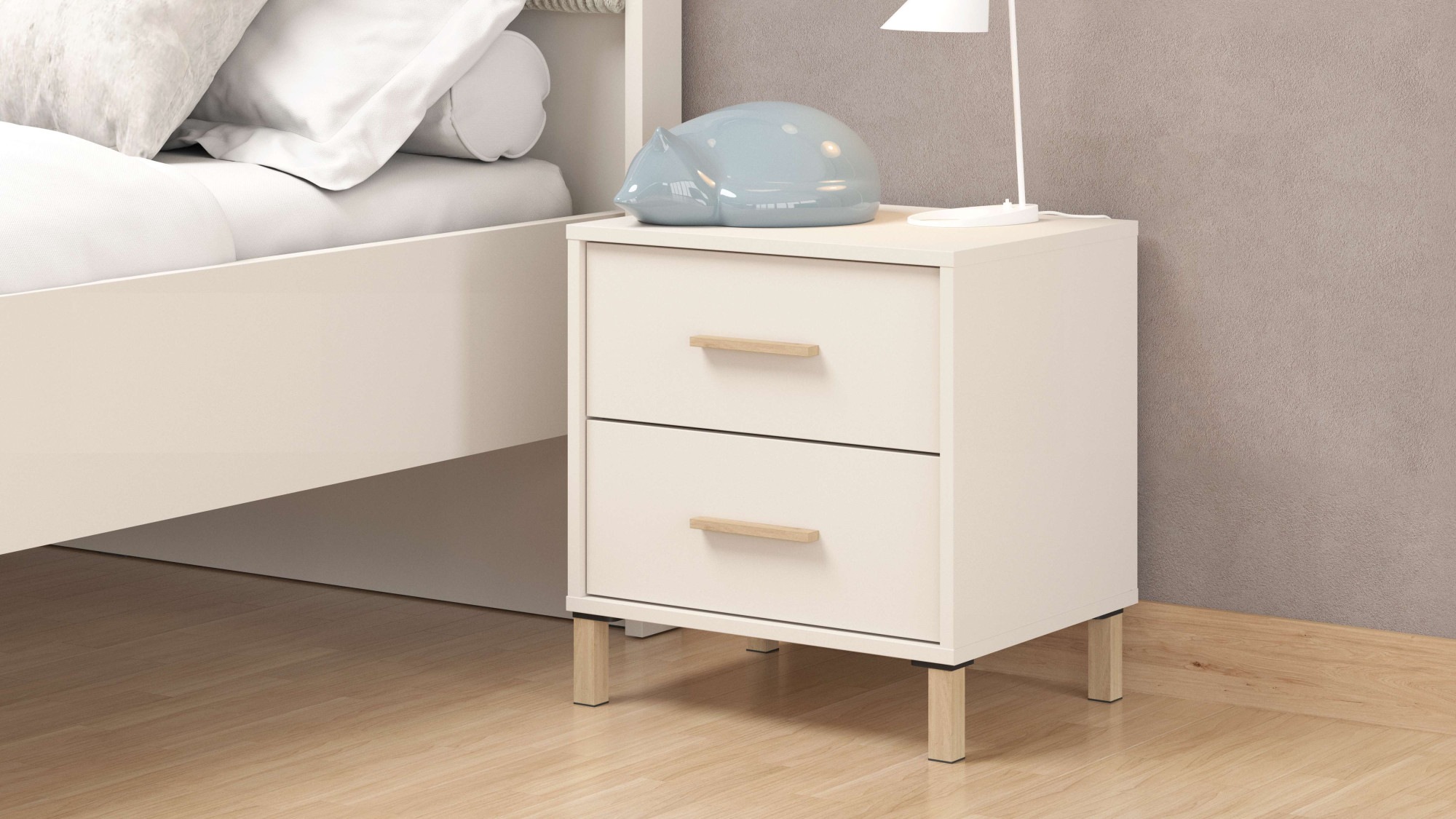 Home affaire Nachtkommode "Belfort Nachtschrank Nachttisch Made in Europe" günstig online kaufen