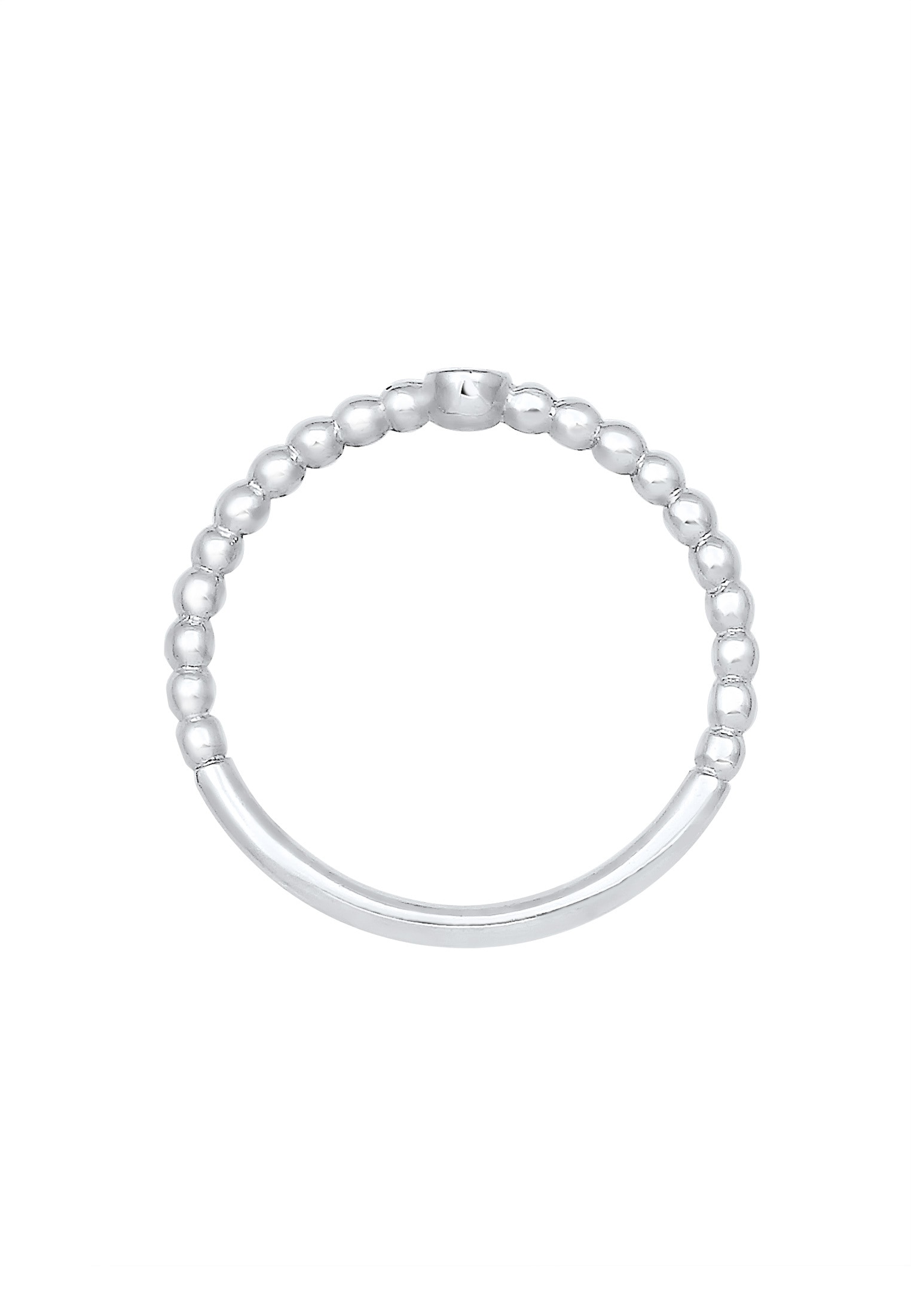 Elli DIAMONDS Verlobungsring »Verlobungsring Geo Kugeln Diamant (0.03ct) 925 Sterling Silber«