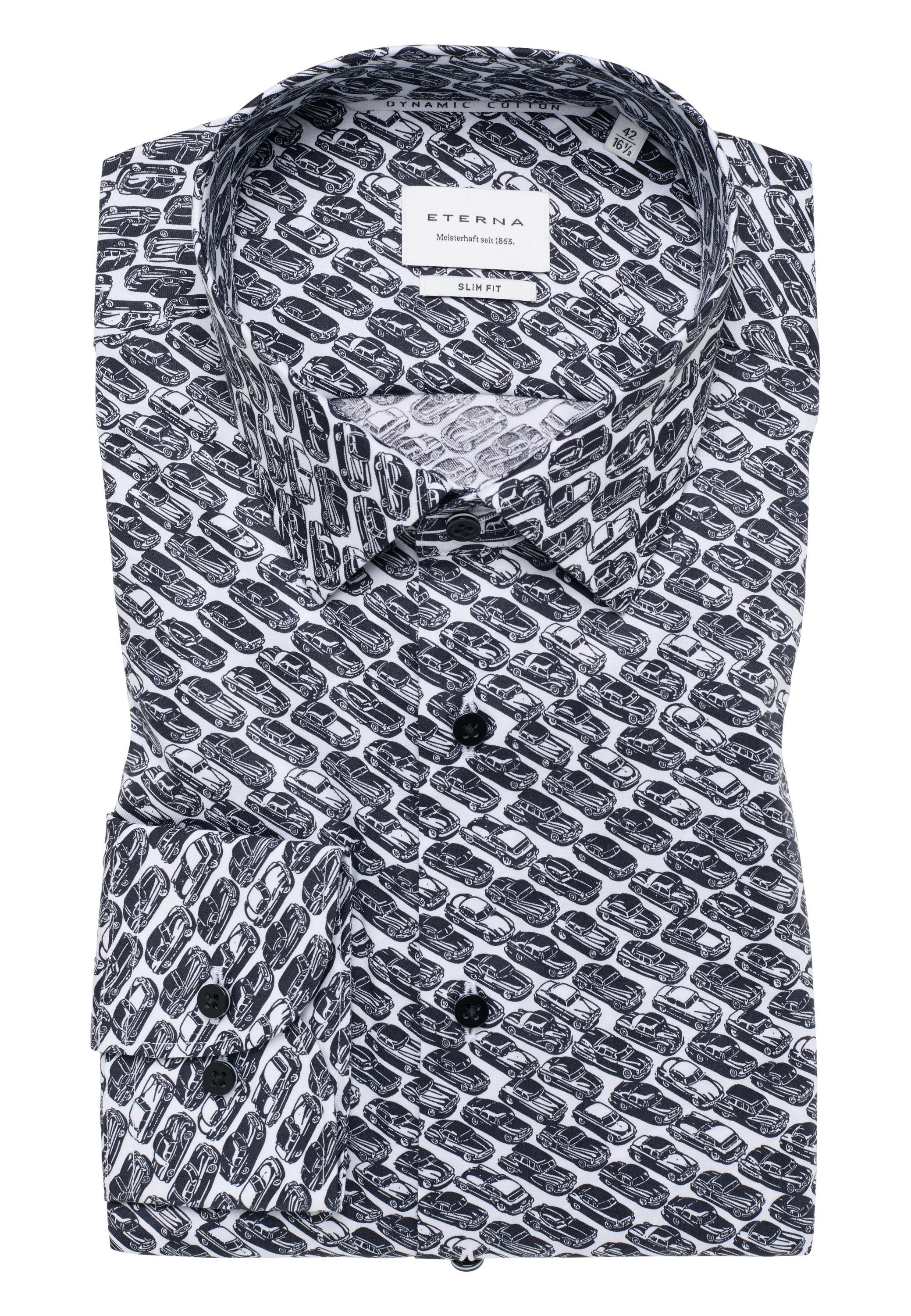 Eterna Langarmhemd »SLIM FIT« NON IRON (bügelfrei)