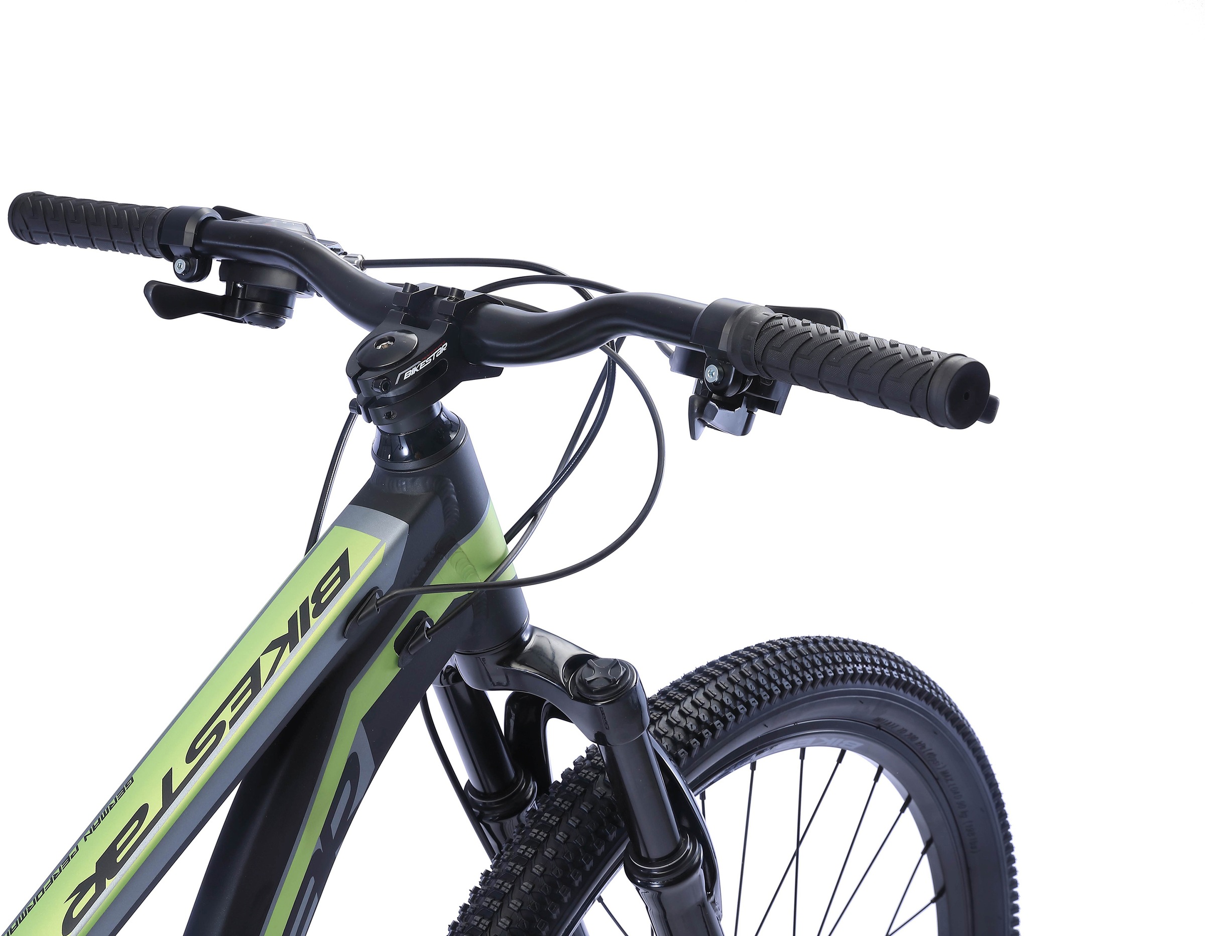 Bikestar Mountainbike, 21 Gang, Shimano, RD-TY300 Schaltwerk, Kettenschaltung, für Damen und Herren, Kettenschaltung