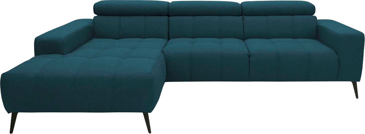 DOMO collection Ecksofa »Trento L-Form, mit Kufenfuß oder Einzelfuß« wahlwe günstig online kaufen