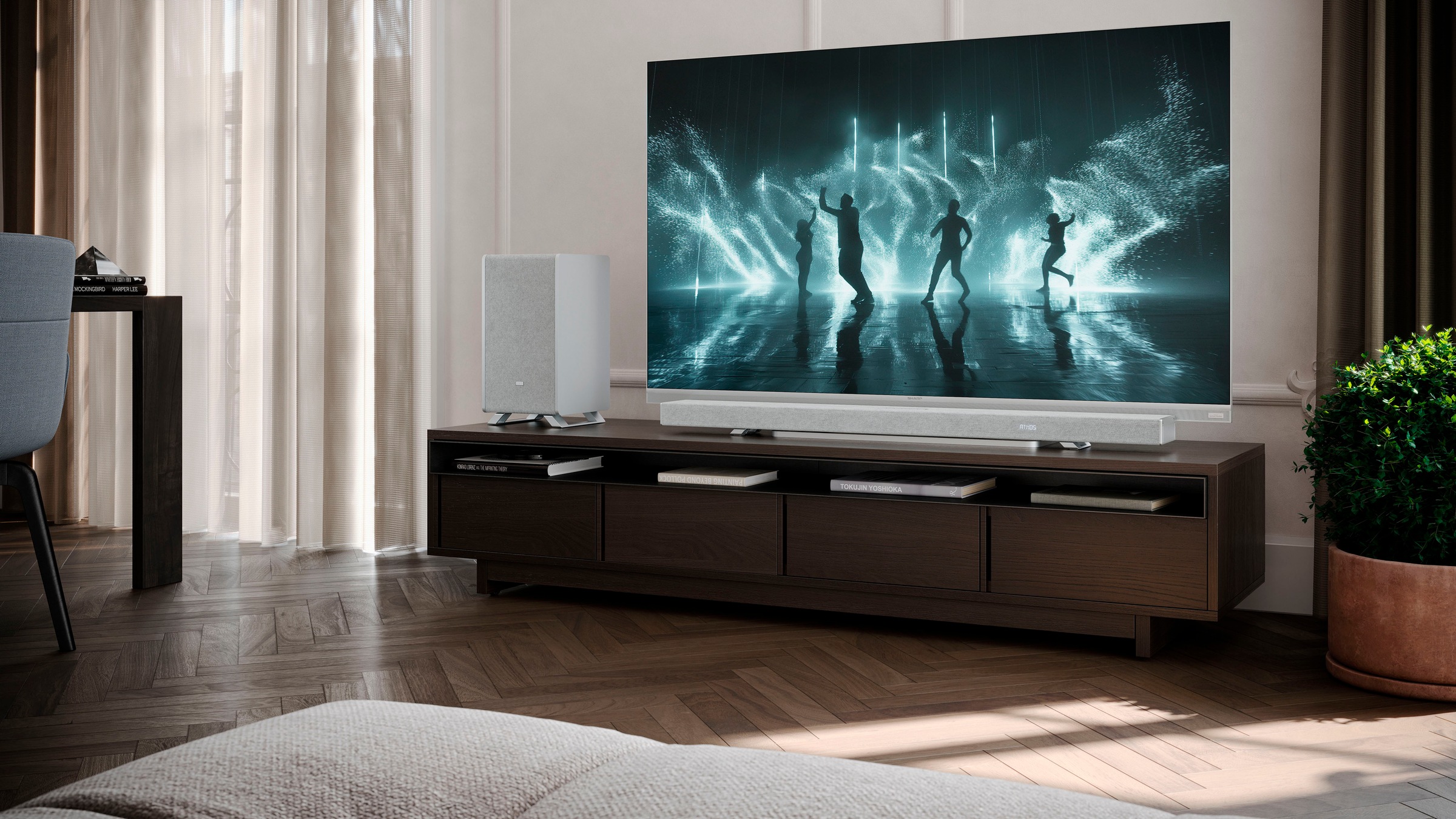 Sharp Soundbar »HT-SBW55121 5.1.2 Dolby Atmos®/DTS:X® mit Drahtlos-Subwoofer«