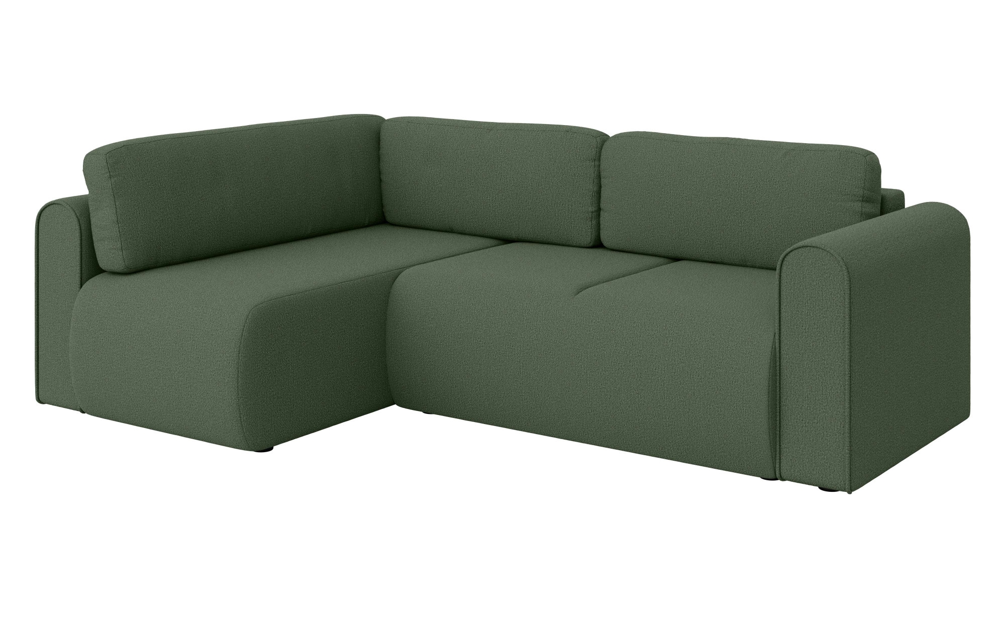 INOSIGN Ecksofa »Zacharia wahlweise Schlafsofa mit Bettkasten, B/T/H 250/166/86 cm«, L-Form mit Wellenunterfederung, Ottomane rechts oder links bestellbar