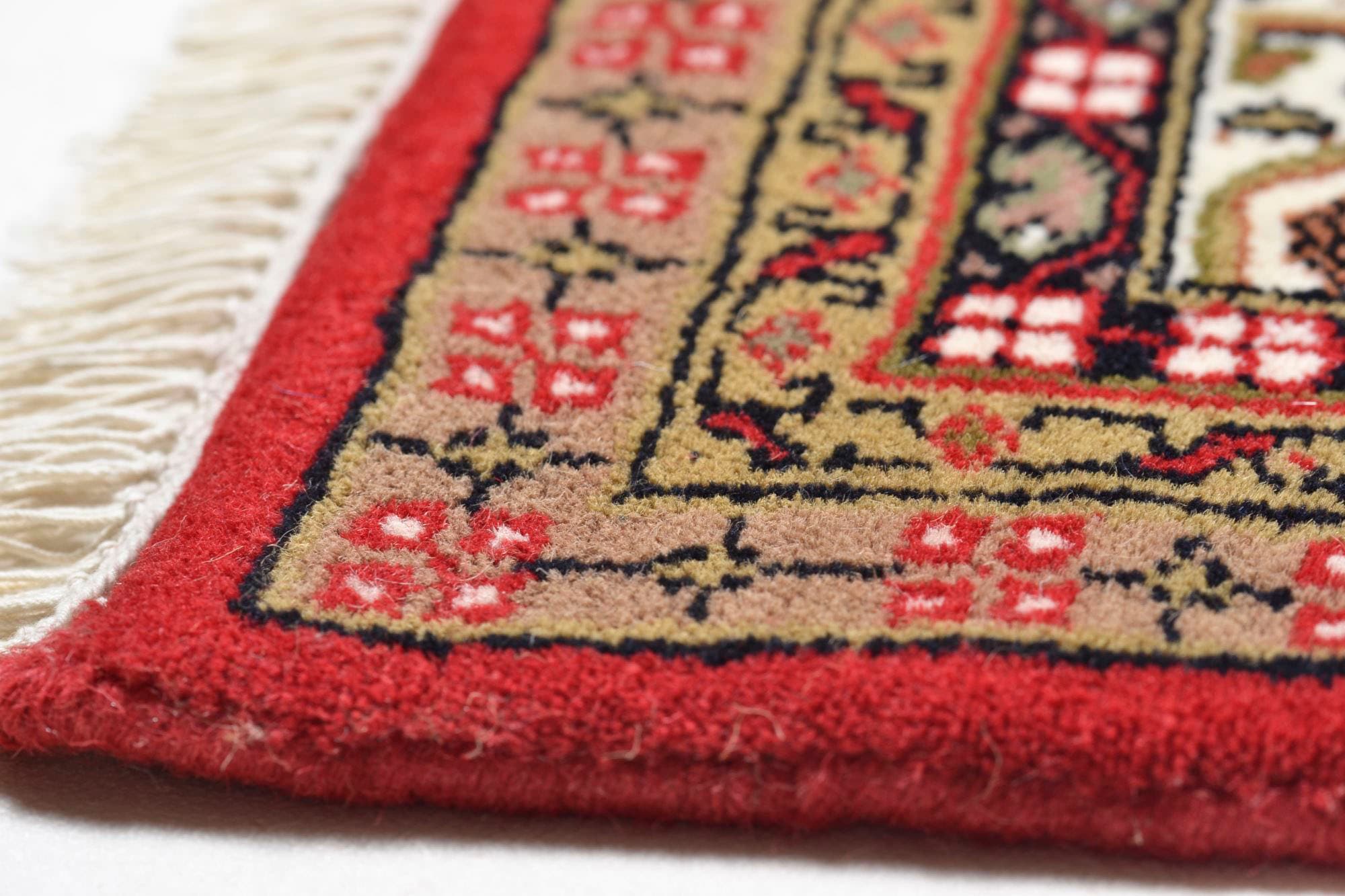 THEKO Orientteppich »Chandi Mir«, rechteckig, 12 mm Höhe, reine Wolle, handgeknüpft, mit Fransen