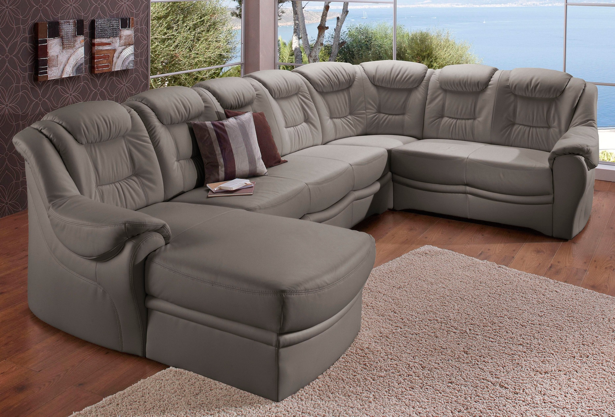 sit&more Wohnlandschaft "Bellevue U-Form", wahlweise mit Bettfunktion günstig online kaufen