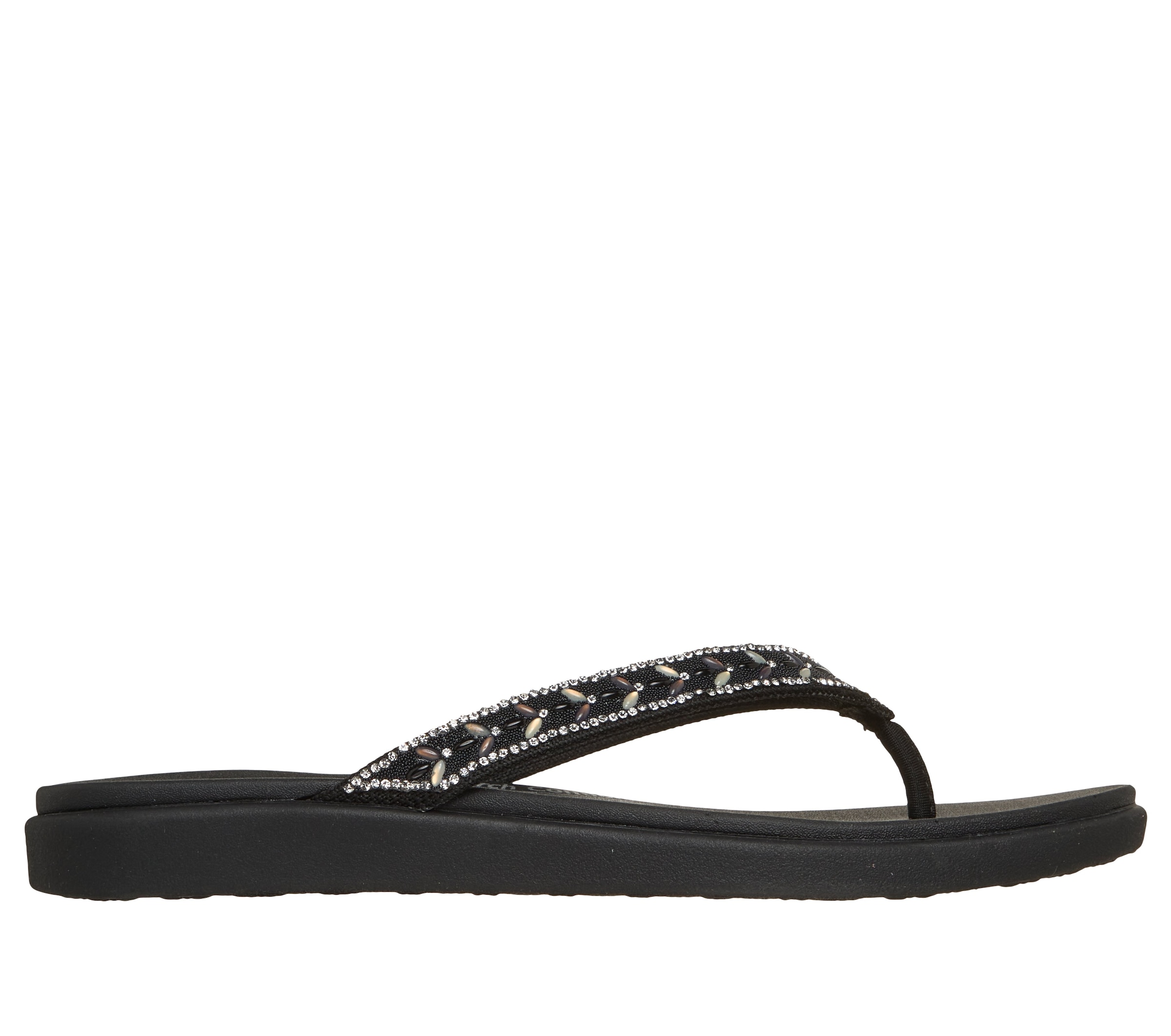Skechers Zehentrenner »MEDITATION LUXE-«  Strandschuh, Sommerschuh, Badeschuh mit Glitzersteinchen