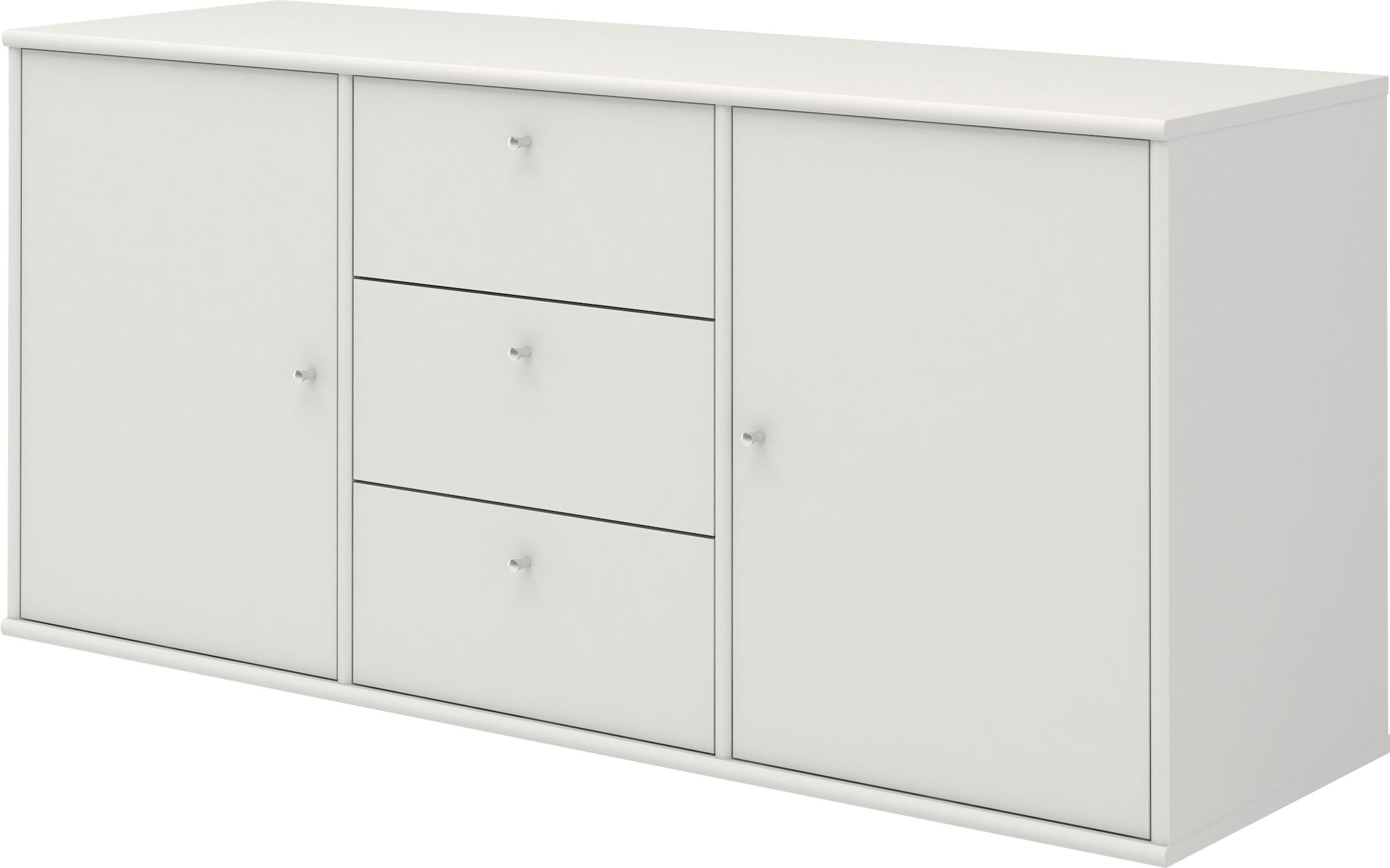 Hammel Furniture Sideboard »Mistral, Hochwertig Schrank, hängend/stehend montierbar«, mit Türen und Schubladen, B: 133 cm, anpassungsbar Designmöbel