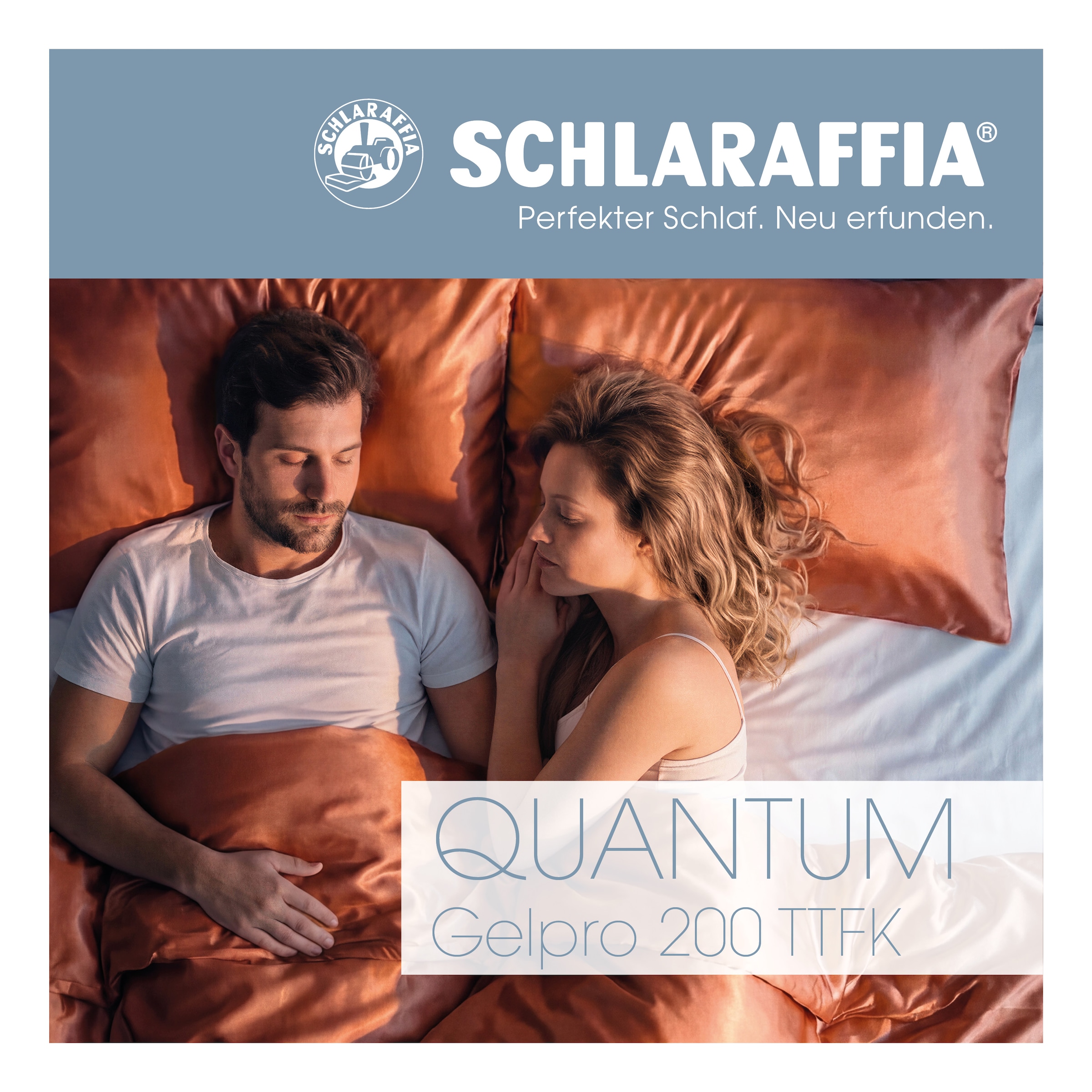Schlaraffia Taschenfederkernmatratze »Matratze, 7 Zonen, GelPro Quantum 200, Taschenfederkern« 20 cm hoch 1.000 Federn 1 Stk. tlg. 1000er Federkern (bei 100x200cm), Gelschaumauflage, atmungsaktiv