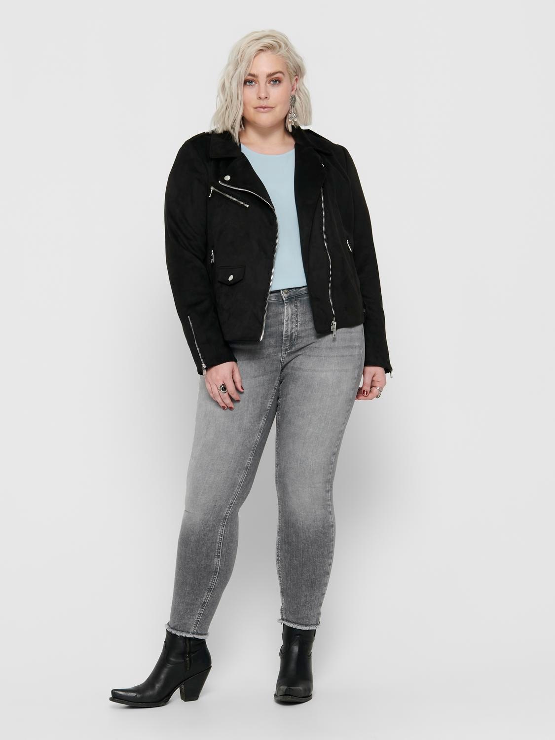 ONLY CARMAKOMA Bikerjacke »CARSHERRY NEW LIFE BONDED BIKER OTW«