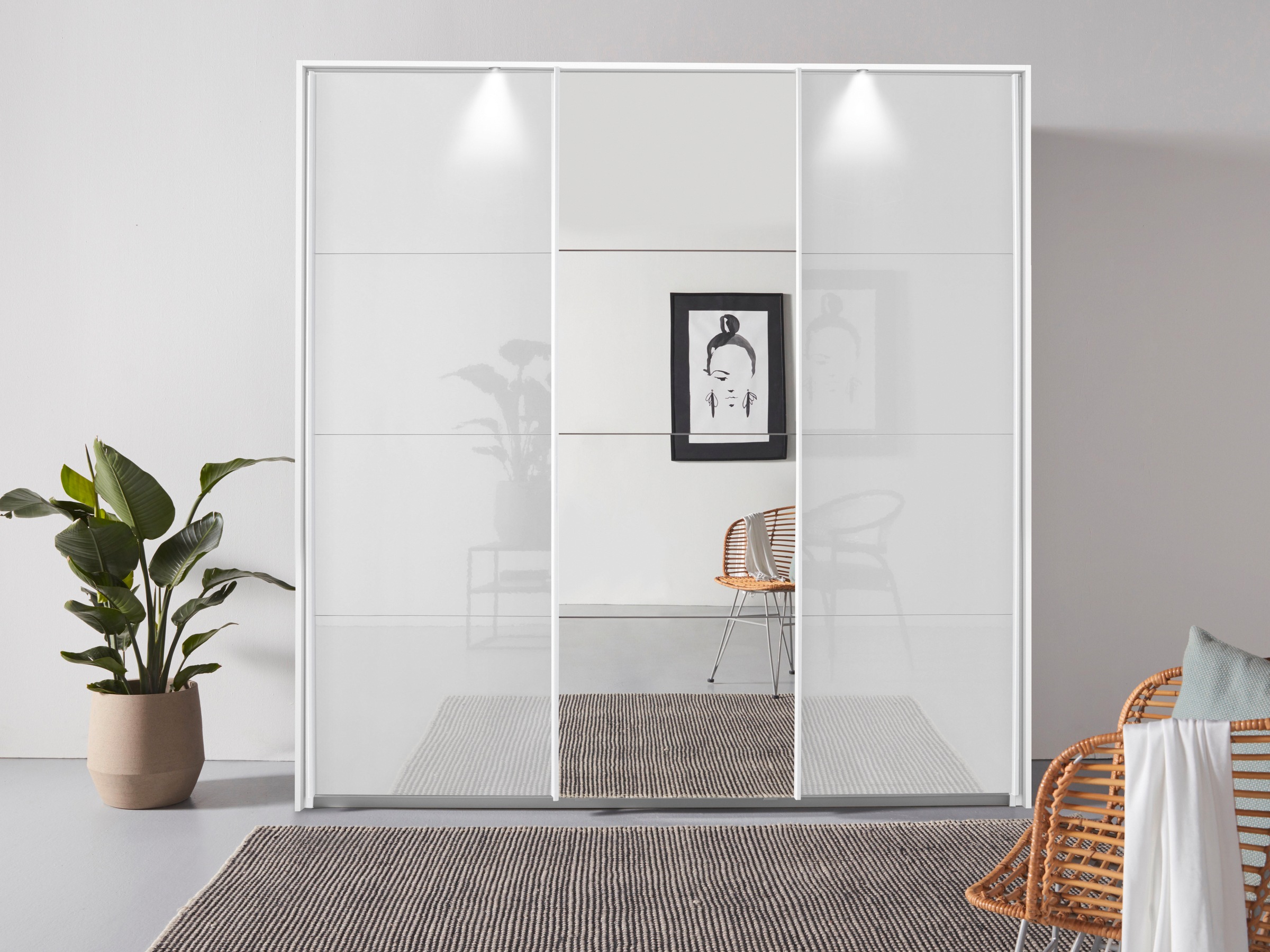 rauch Schwebetürenschrank »Kleiderschrank Schrank Garderobe OTELI inkl. 3 I günstig online kaufen