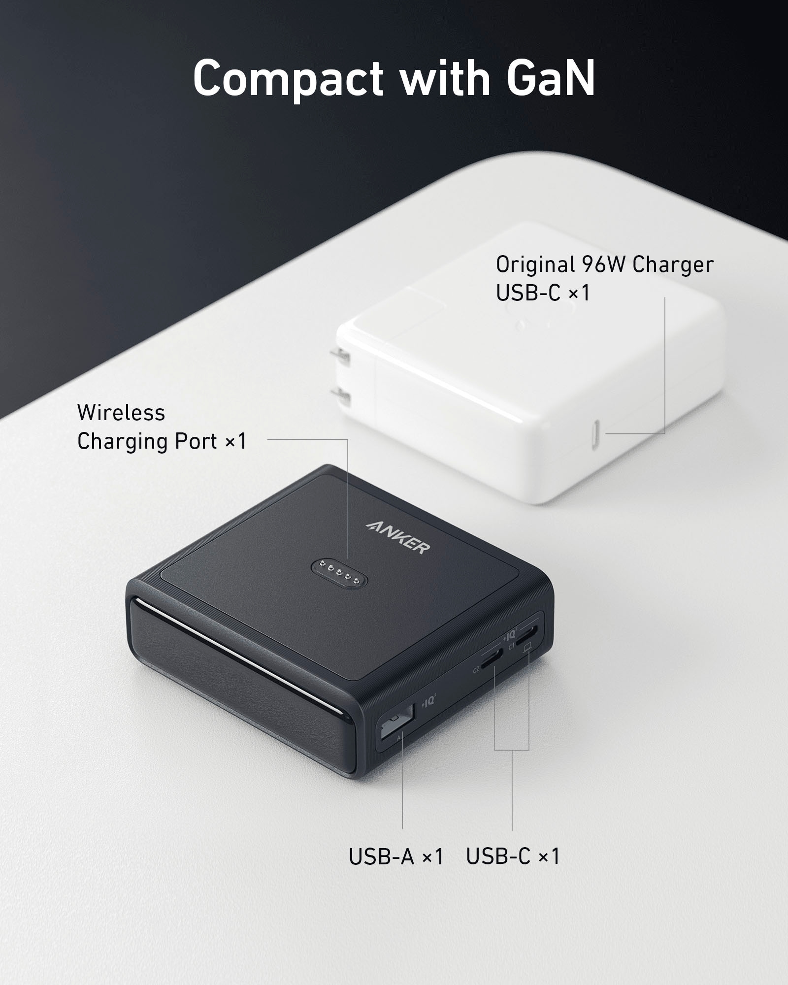 Anker Ladestation »100W für Prime Power Bank EU-Stecker«