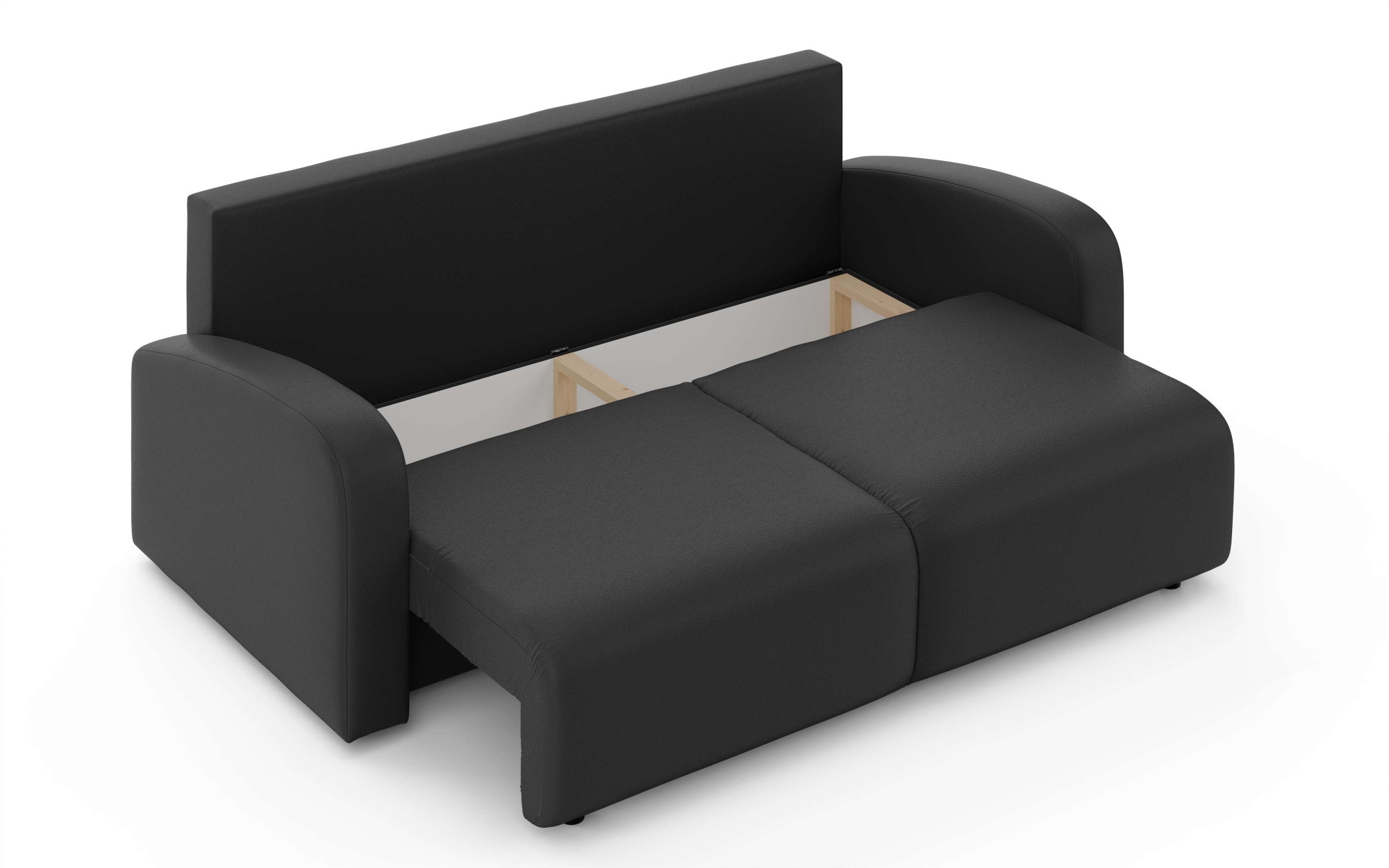 INOSIGN 3-Sitzer »JIGGS wahlweise Schlafsofa mit Bettkasten, Maße B/H/T: 228/96/110 cm«, Sofa mit Wellenunterfederung, enthält 2 Rückenkissen und 2 Zierkissen