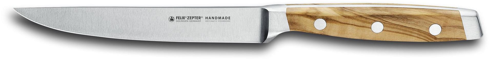 Felix Solingen Steakmesser »FIRST CLASS WOOD«, (Set, 4 tlg.), Vakuum- und eisgehärtet