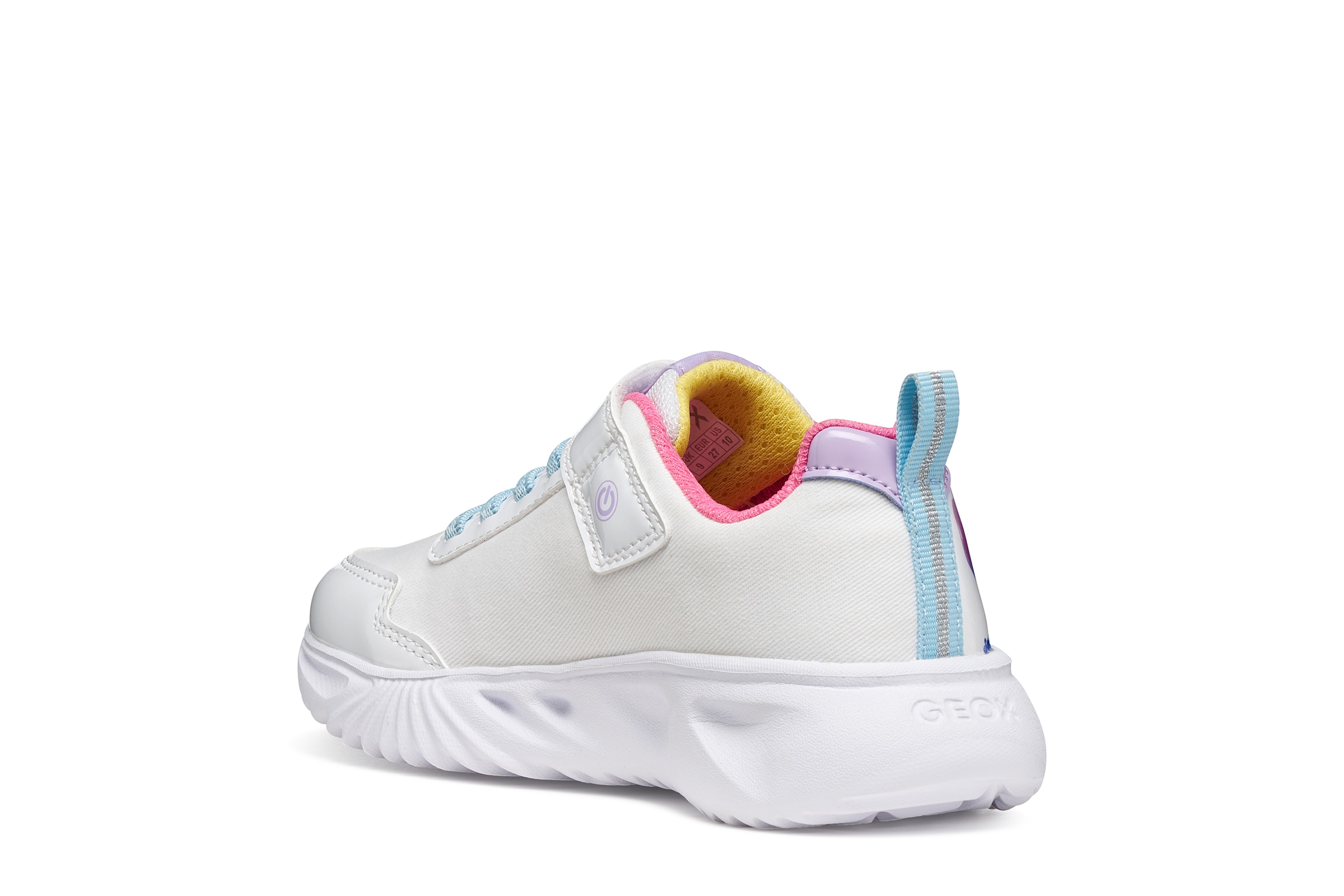 Geox Sneaker »J ASSISTER GIRL DISNEY - LILO & STITCH«  Klettschuh mit Stitch-Motiv, Größenschablone zum Download