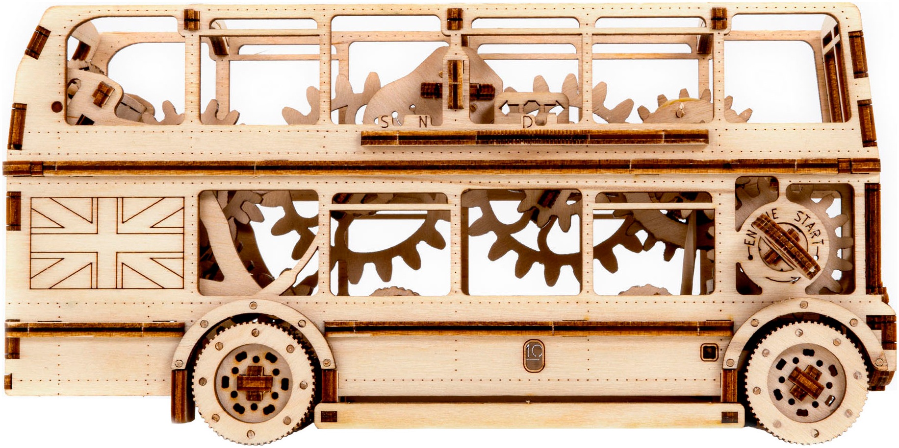Revell® Modellbausatz »Revell Tiny Adventures, London Bus« 1:40 Made in Europe