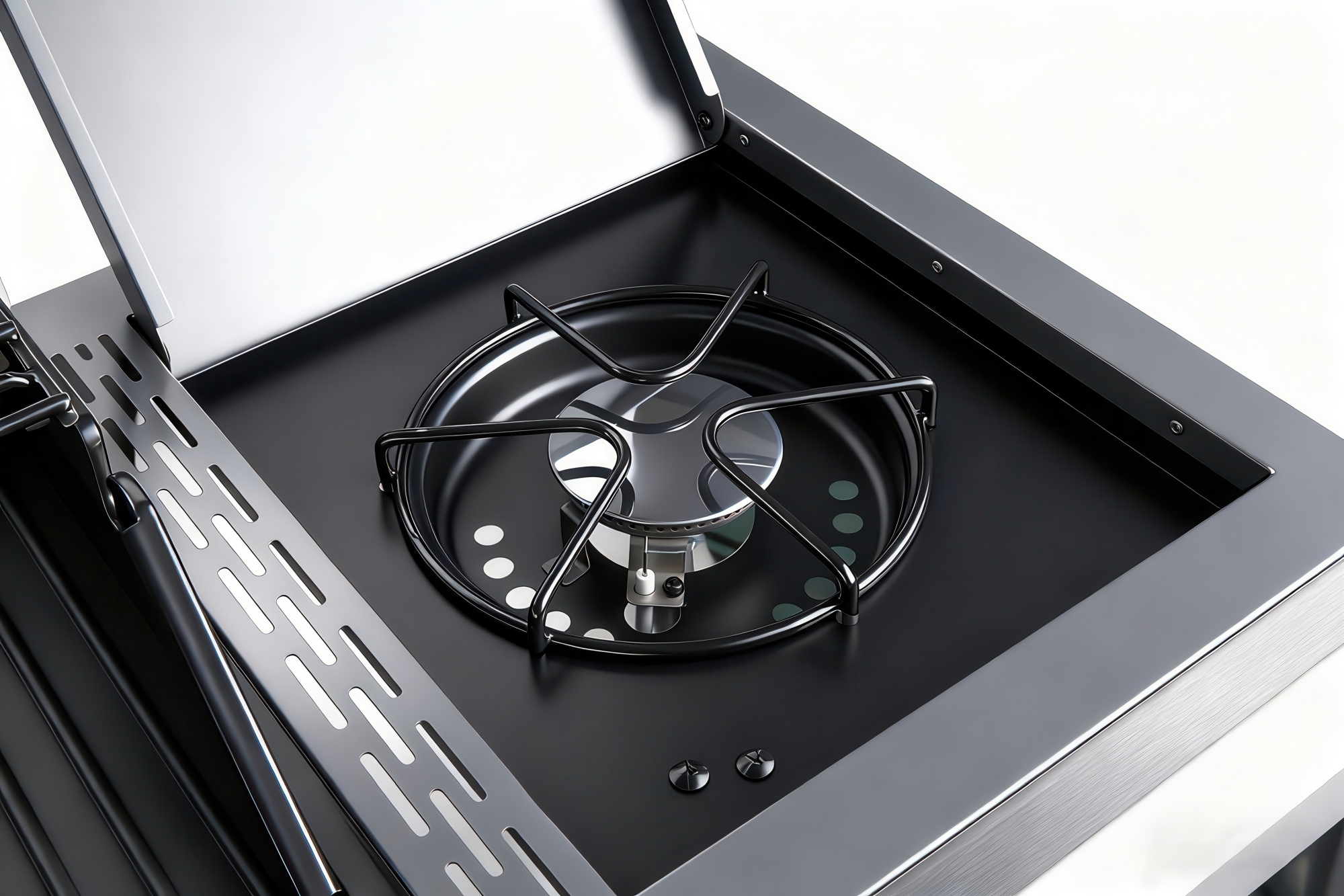 El Fuego Gasgrill »Detroit« 18 kW (6 Brenner je 2,5 kW + 1 Seitenbrenner 3,0 kW)