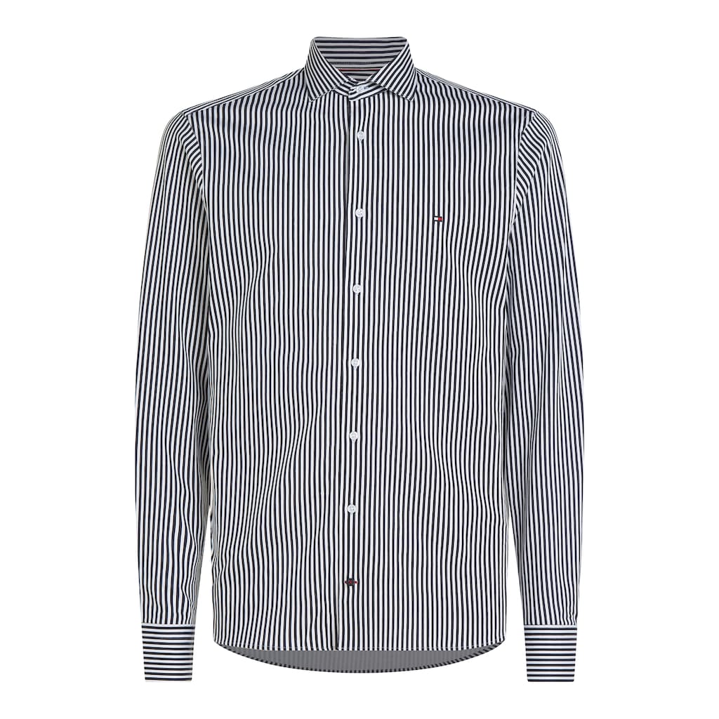 Tommy Hilfiger Langarmhemd »CL KNITTED STRIPE SF SHIRT«