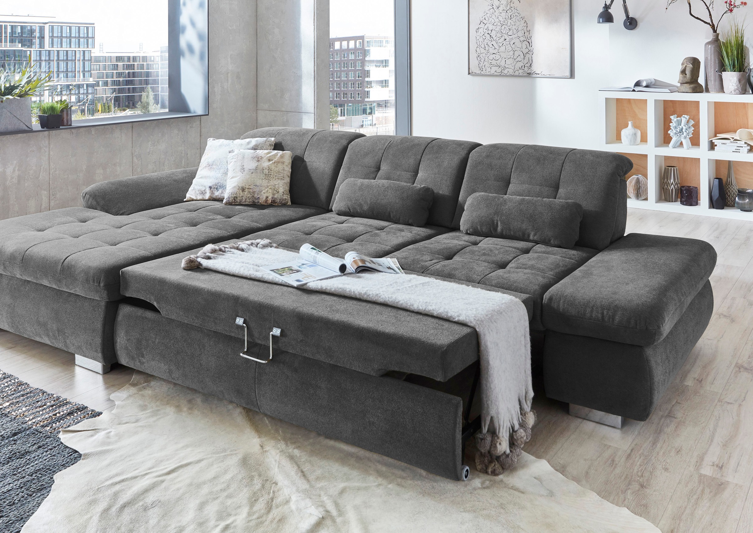 Die PlanBar Ecksofa »MP-IN17004 L-Form«, wahlweise mit Funktion, Federkern
