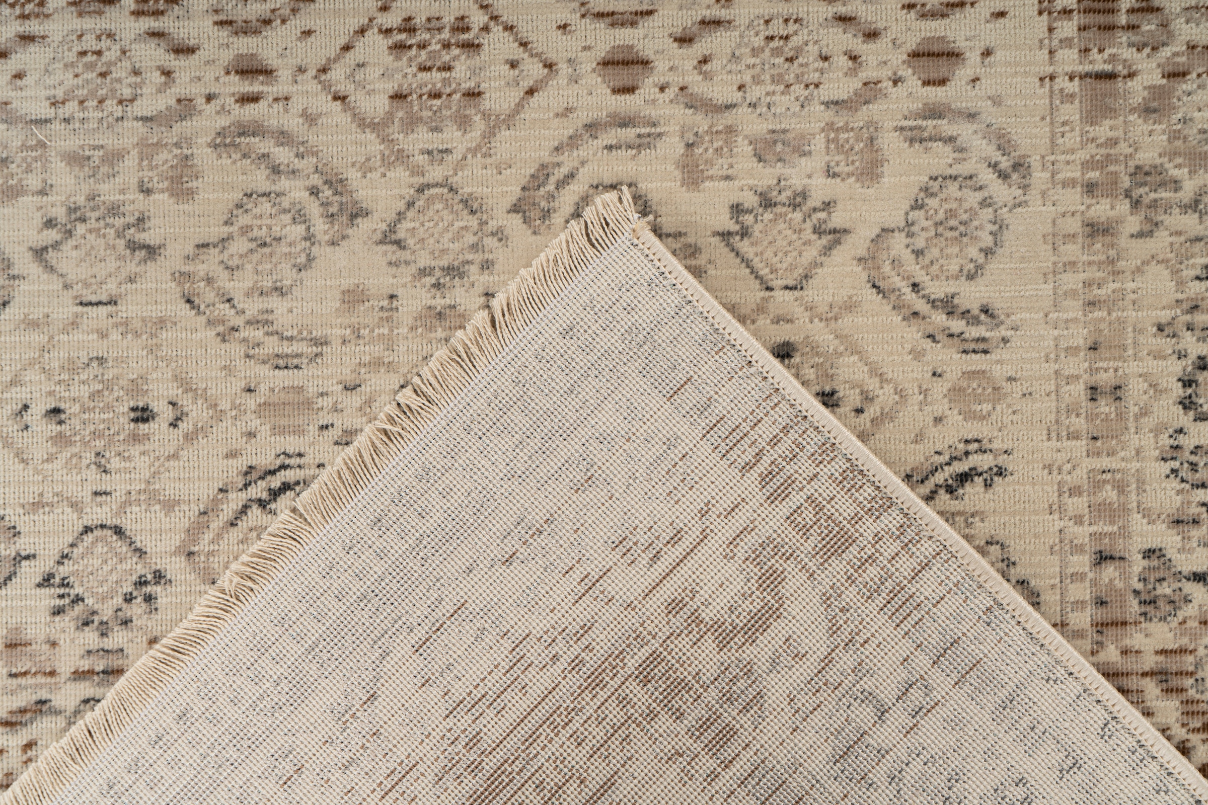Kayoom Teppich »Charu 600«, rechteckig, 3,5 mm Höhe, Vintage Look, Flachgewebe, Wohnzimmer