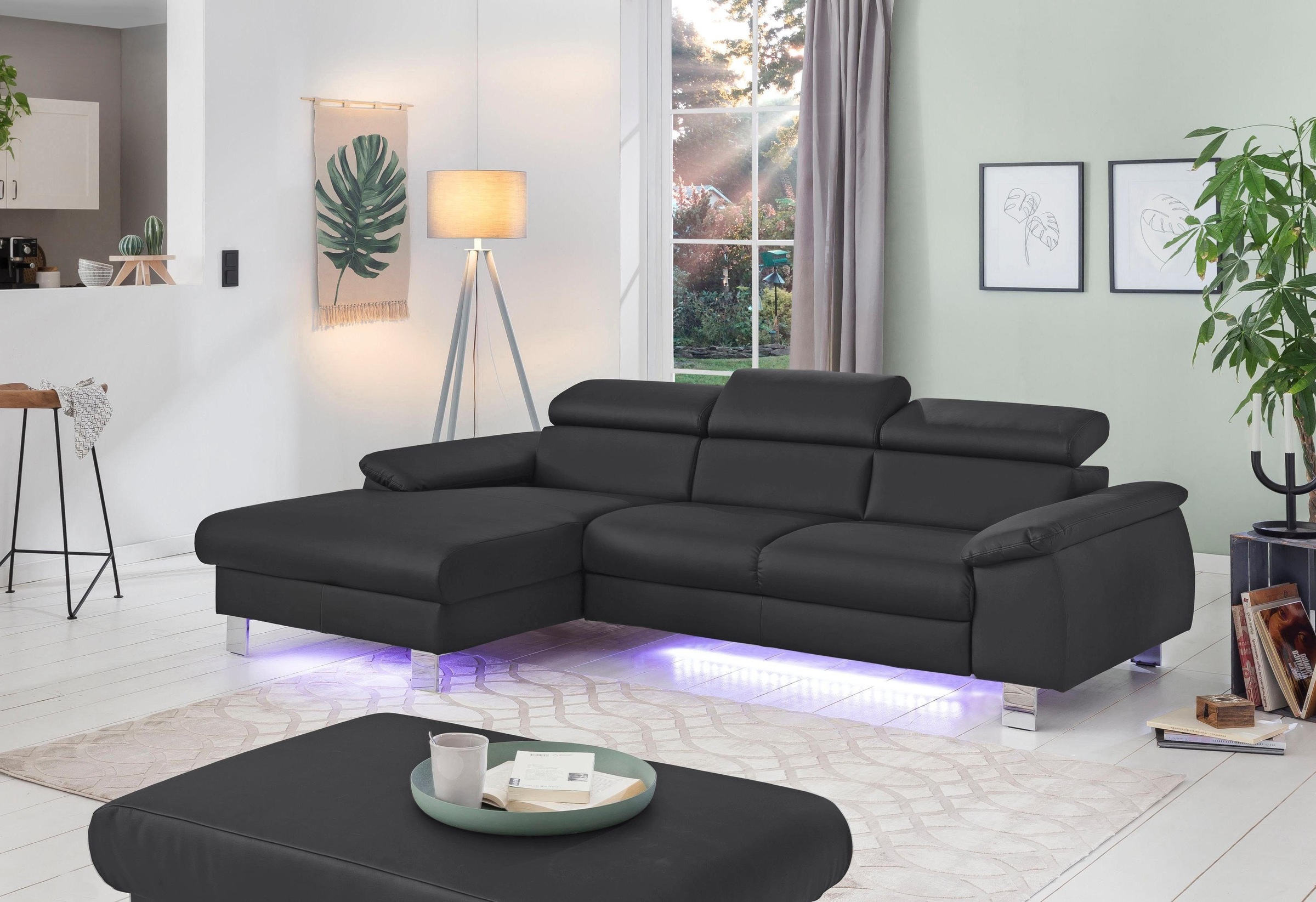 COTTA Polstergarnitur »Komaris L-Form«, (Set), Set bestehend aus: Ecksofa m günstig online kaufen