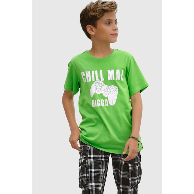 Spruch KIDSWORLD T-Shirt MAL«, kaufen online »CHILL