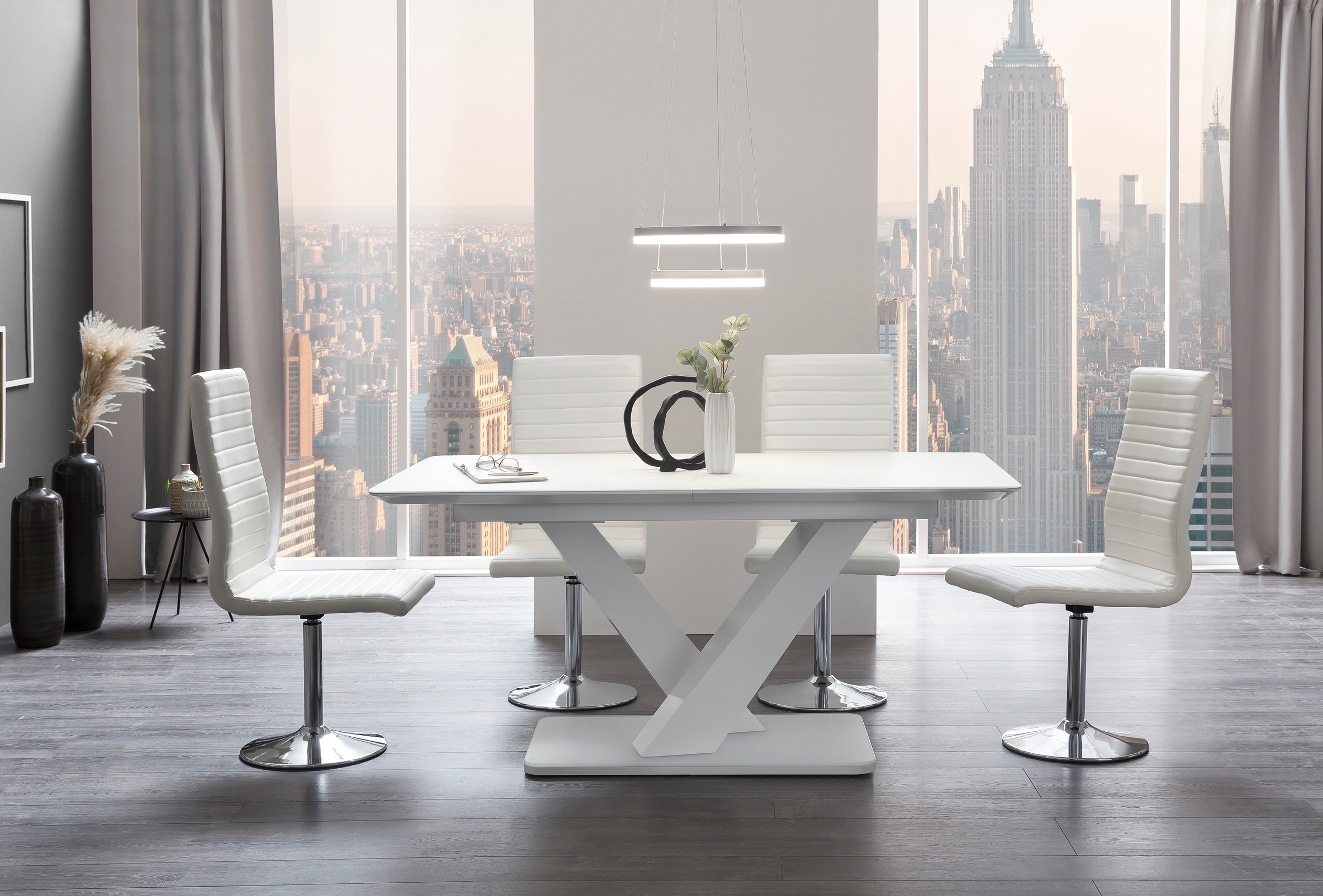 SalesFever Essgruppe »Design Sitzgruppe für stilvolle Mahlzeiten« Set, 5 St günstig online kaufen