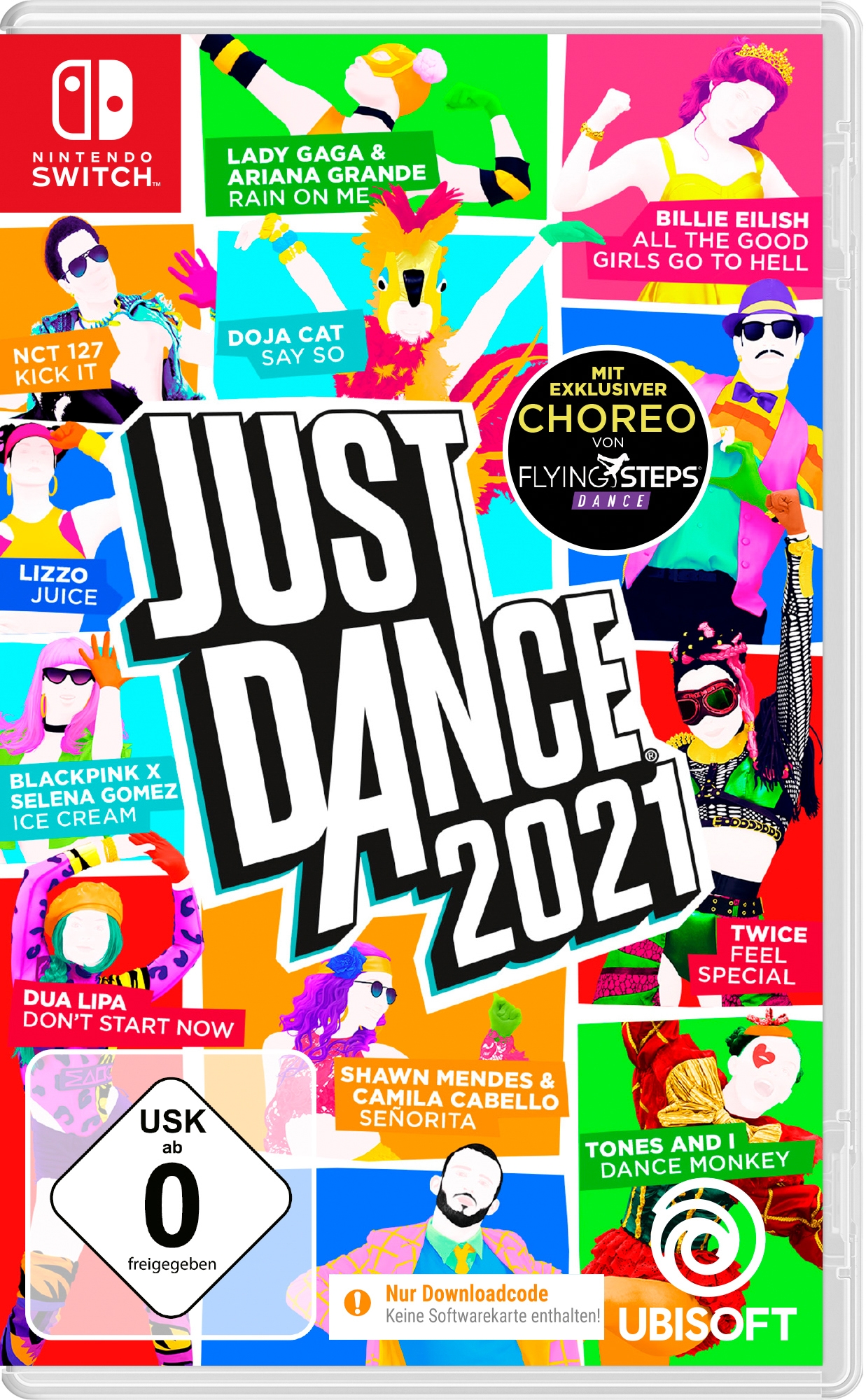 Spielesoftware »Just Dance 2021«, Nintendo Switch, Code in the Box