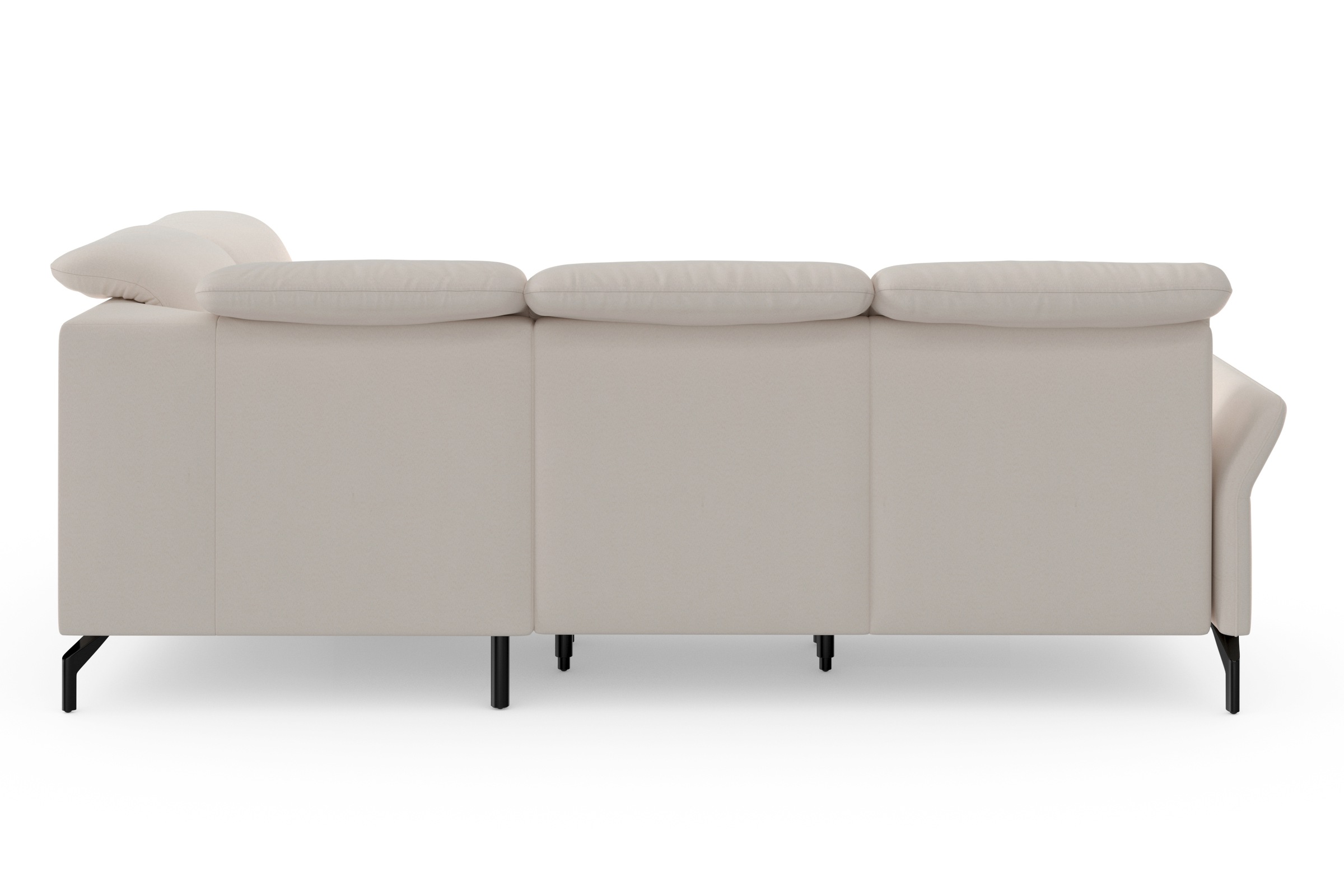 sit&more Ecksofa »Fashion L-Form«, wahlweise mit Kopfteilverstellung und Vorziehsitz, motorisch