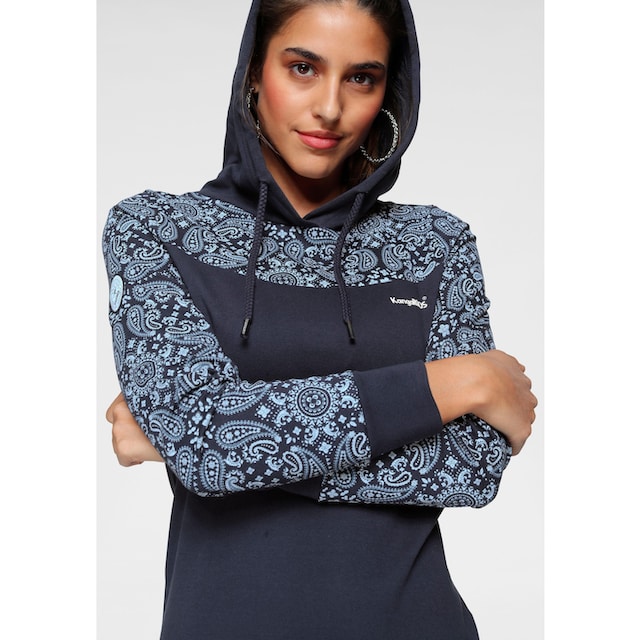KangaROOS Sweatkleid, mit schönem Print im Ärmel- und Brustbereich im  Online-Shop kaufen | Sweatkleider