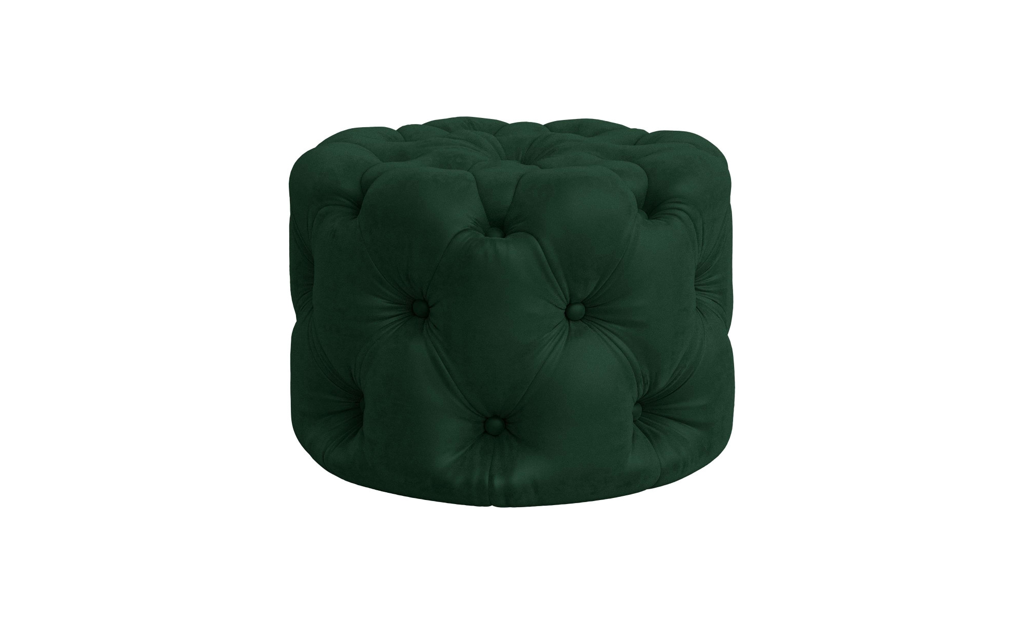 Places of Style Hocker »FOLLINA«, Polsterhocker mit klassischer Chesterfield-Knopfheftung