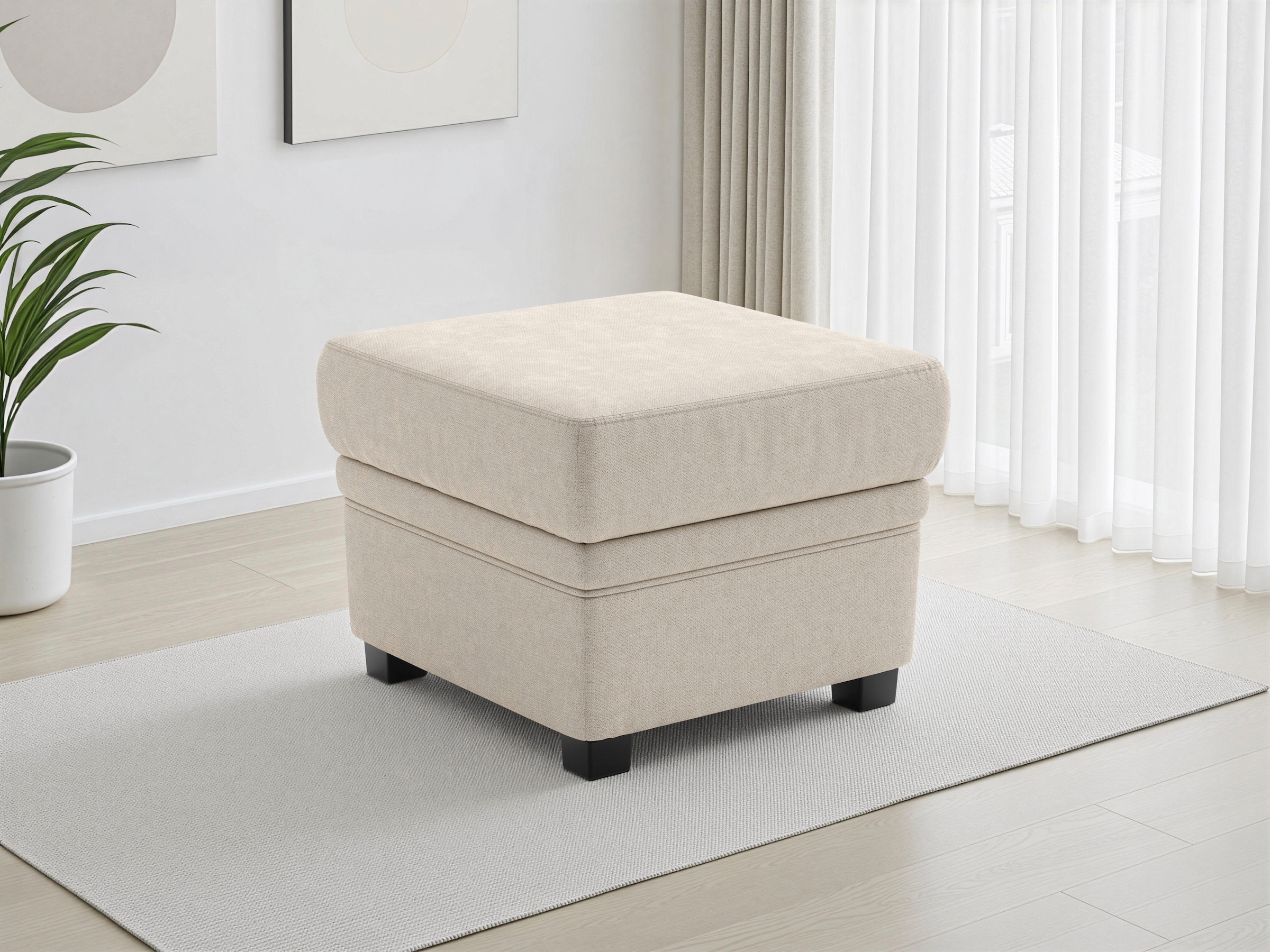 sit&more Polsterhocker »Savona, B: 58 cm« individuell zu kombinieren