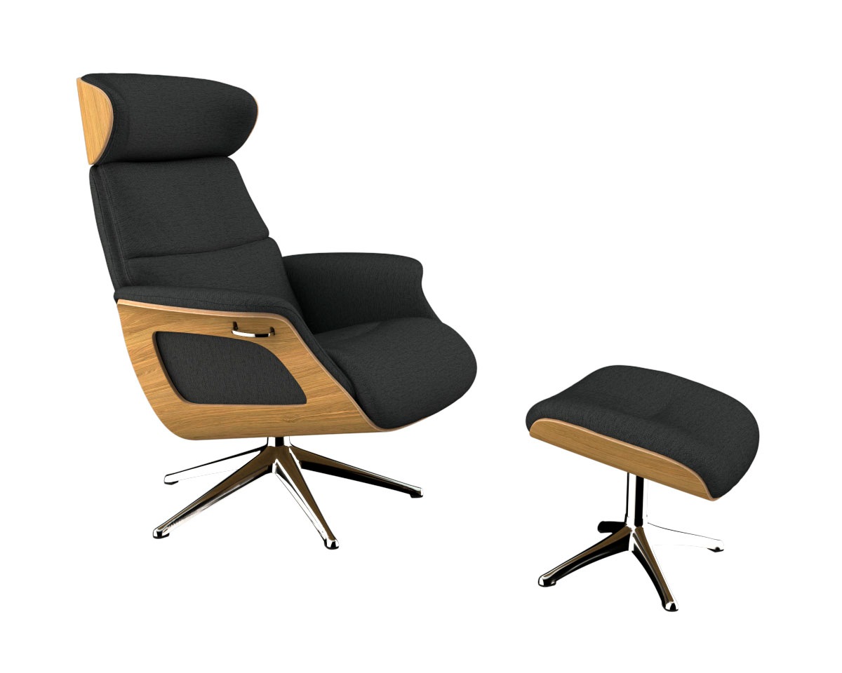 FLEXLUX Relaxsessel »Clement Rücken u. Kopfverstellung, ergonomisch, Aircha günstig online kaufen