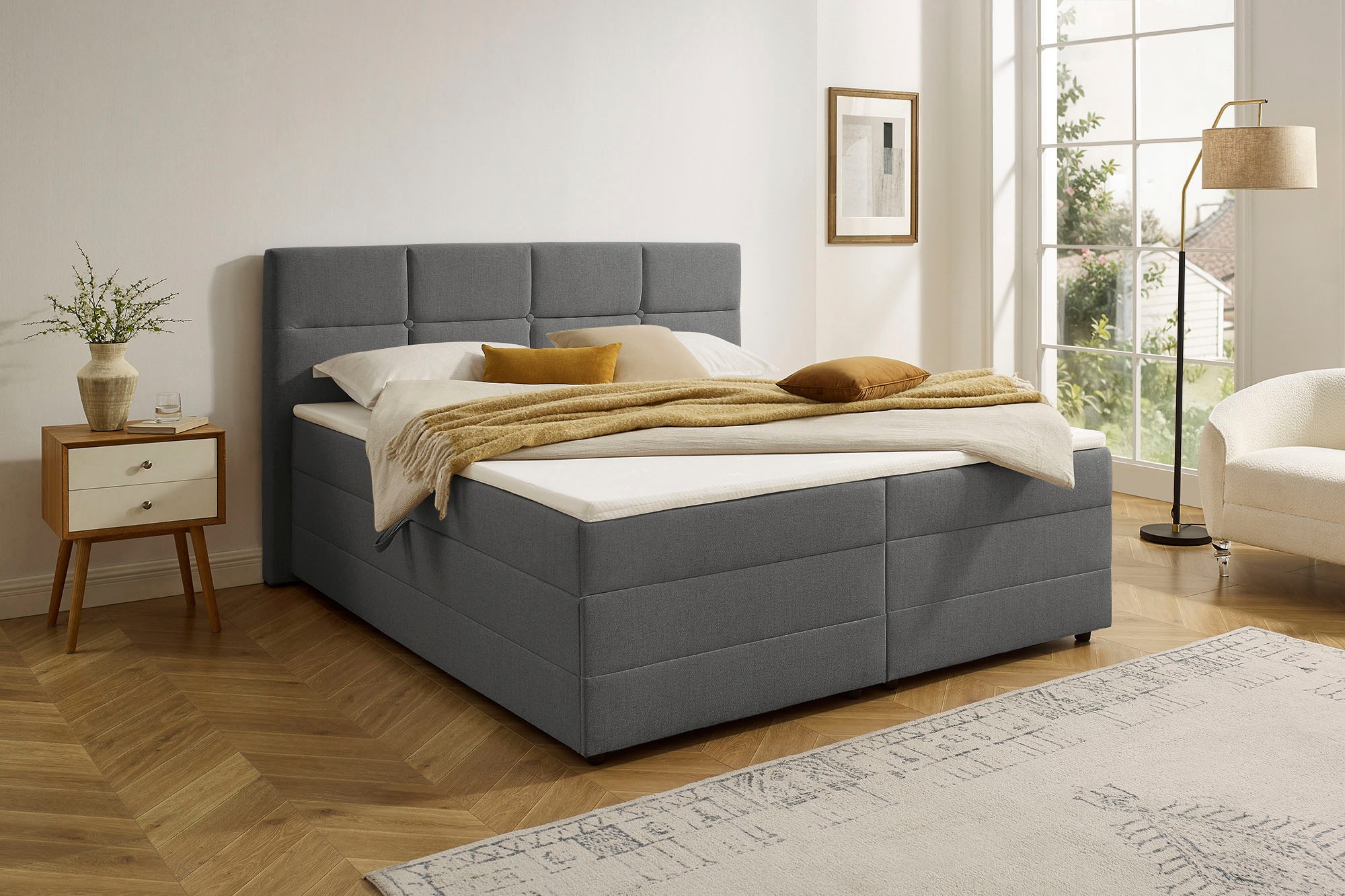 INOSIGN Boxbett "Fillmore inkl. Bettkasten, Liegefläche 180x200 cm, in Boxs günstig online kaufen