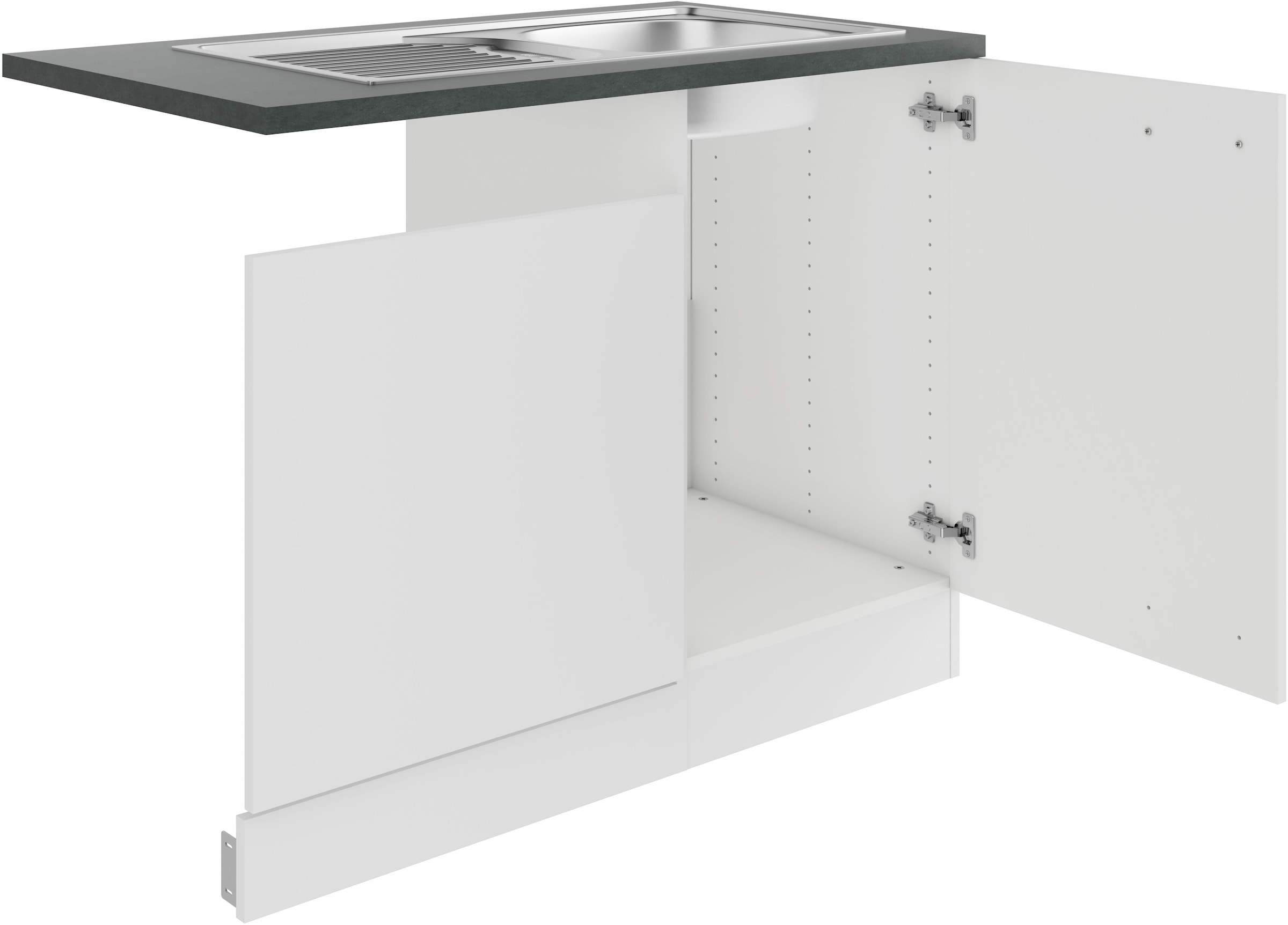 OPTIFIT Spülenschrank »Palma«, Breite 110 cm, geeignet für teilintegrierte Geschirrspüler