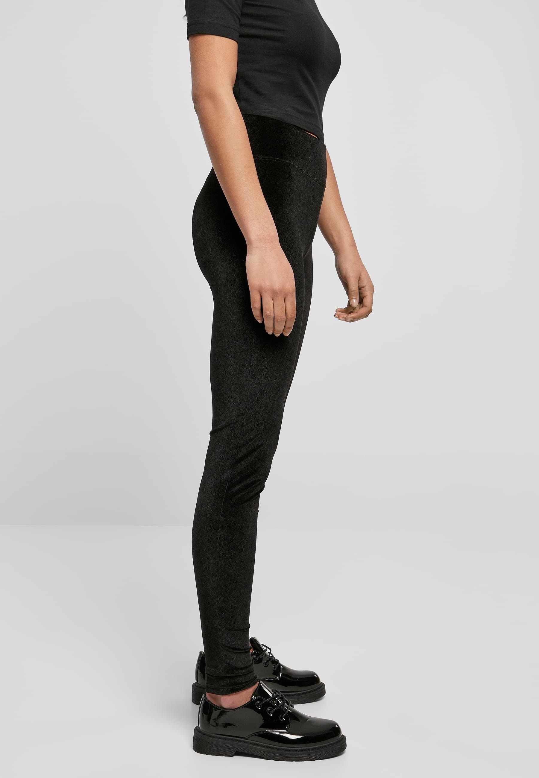 URBAN CLASSICS Leggings »Urban Classics Damen Ladies High Waist Velvet Leggings«