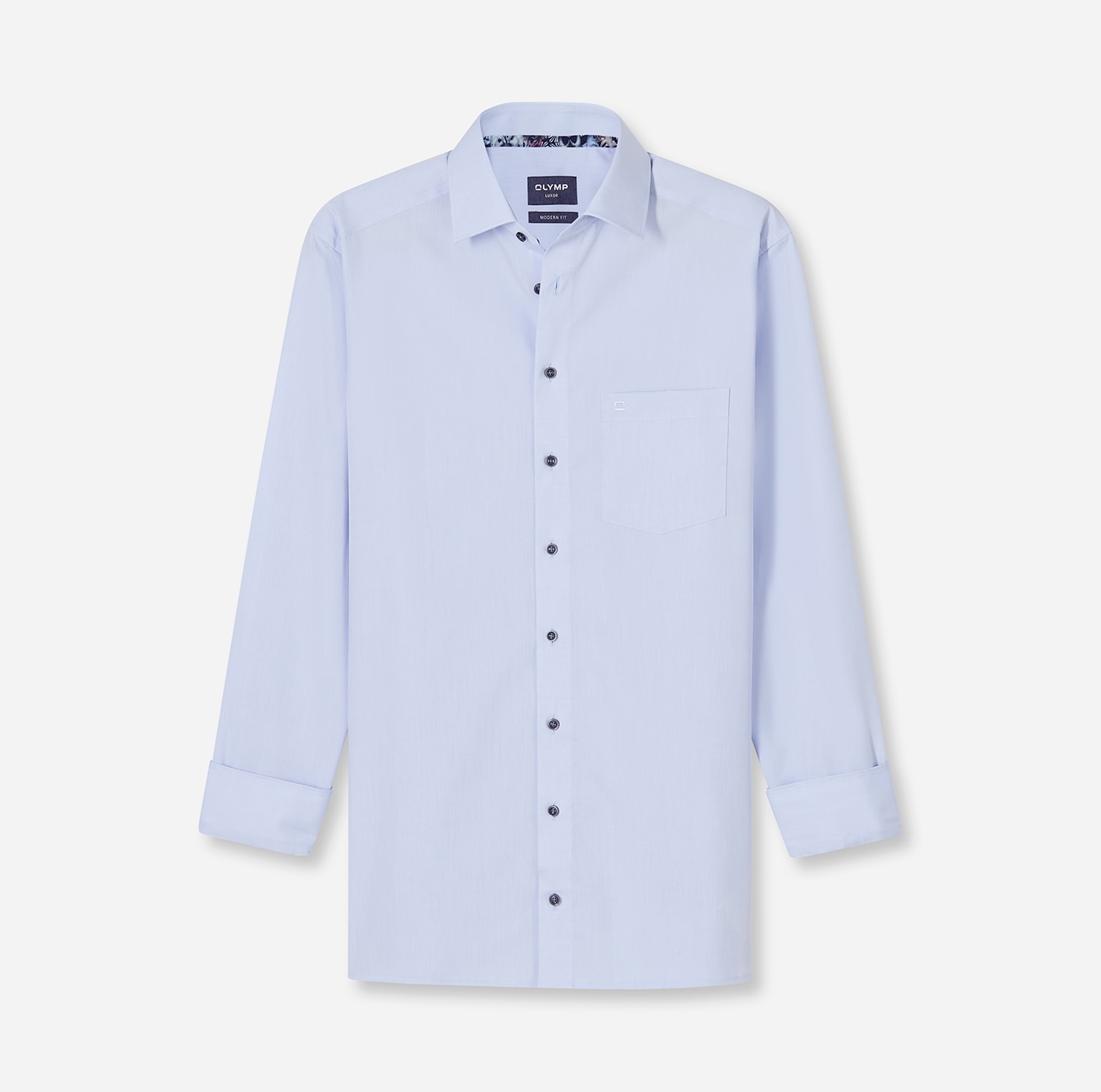 OLYMP Langarmhemd »Luxor modern fit«, Businesshemd, modern fit, New-Kentkragen